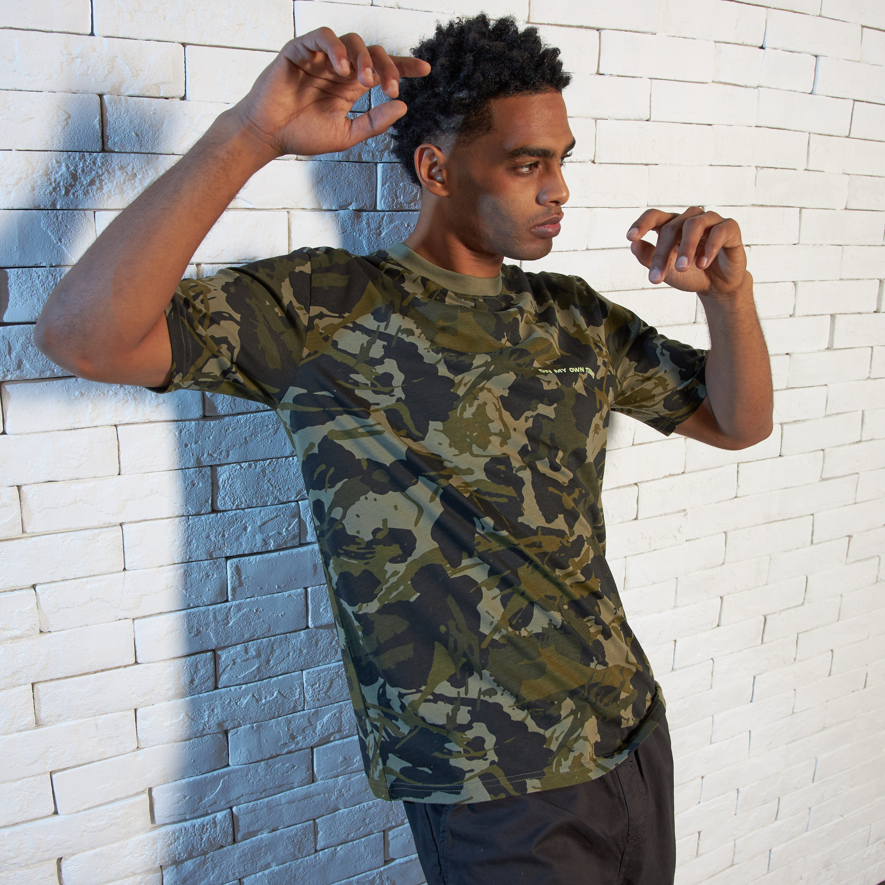 Camouflage t store shirt mens