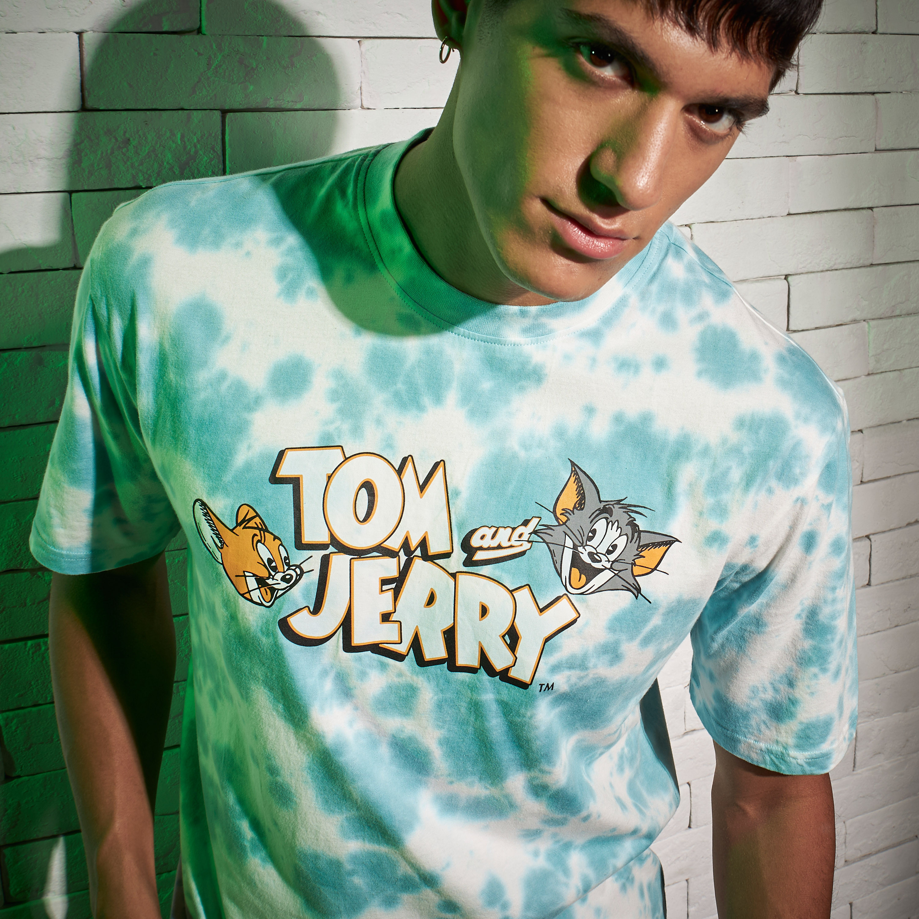tom and jerry tie dye shirt