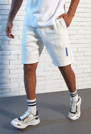 Panel Textured Shorts with Interlock Detail-mxmen-clothing-bottoms-shorts-1