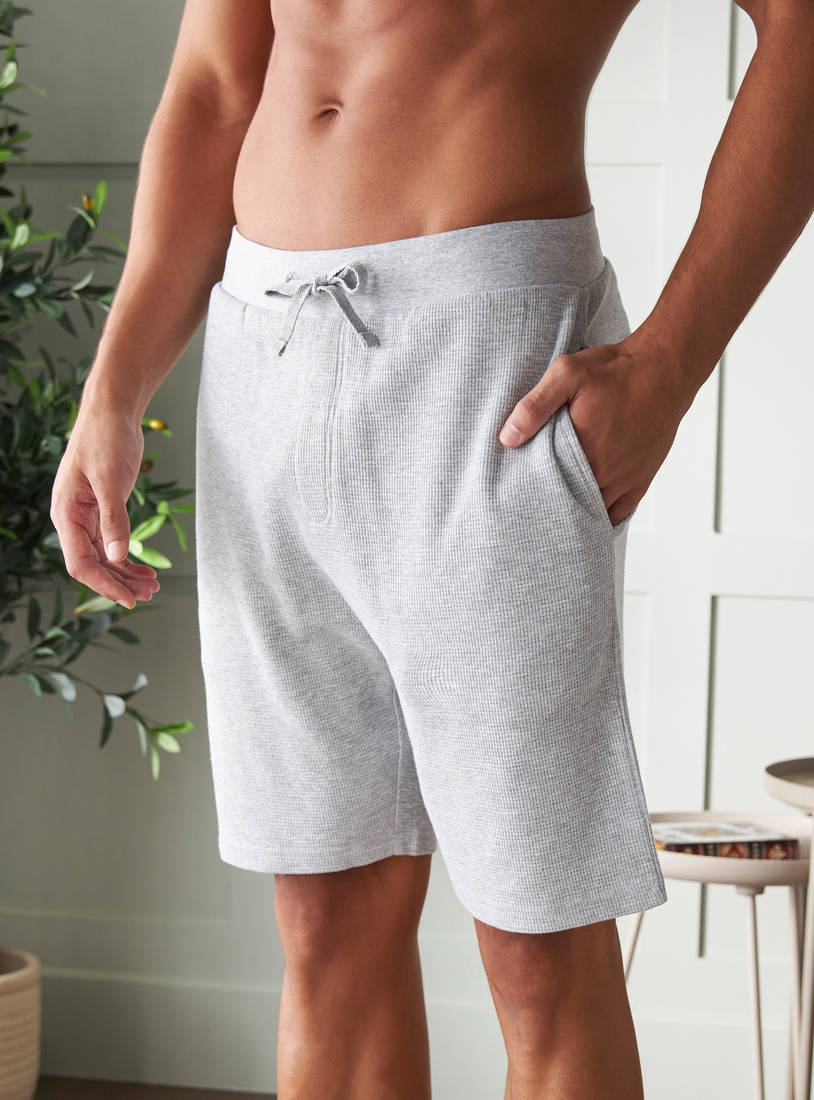 Textured Better Cotton Shorts-Shorts & Pyjamas-image-0