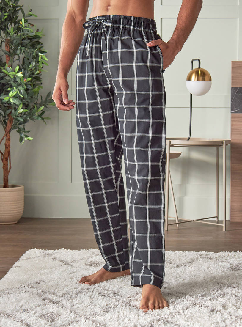 Checked Better Cotton Pyjamas-Shorts & Pyjamas-image-0
