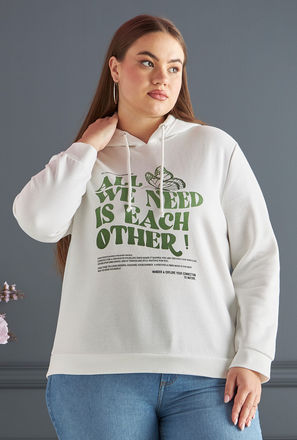 Slogan Print Hooded Sweatshirt-mxwomen-clothing-plussizeclothing-hoodiesandsweatshirts-2