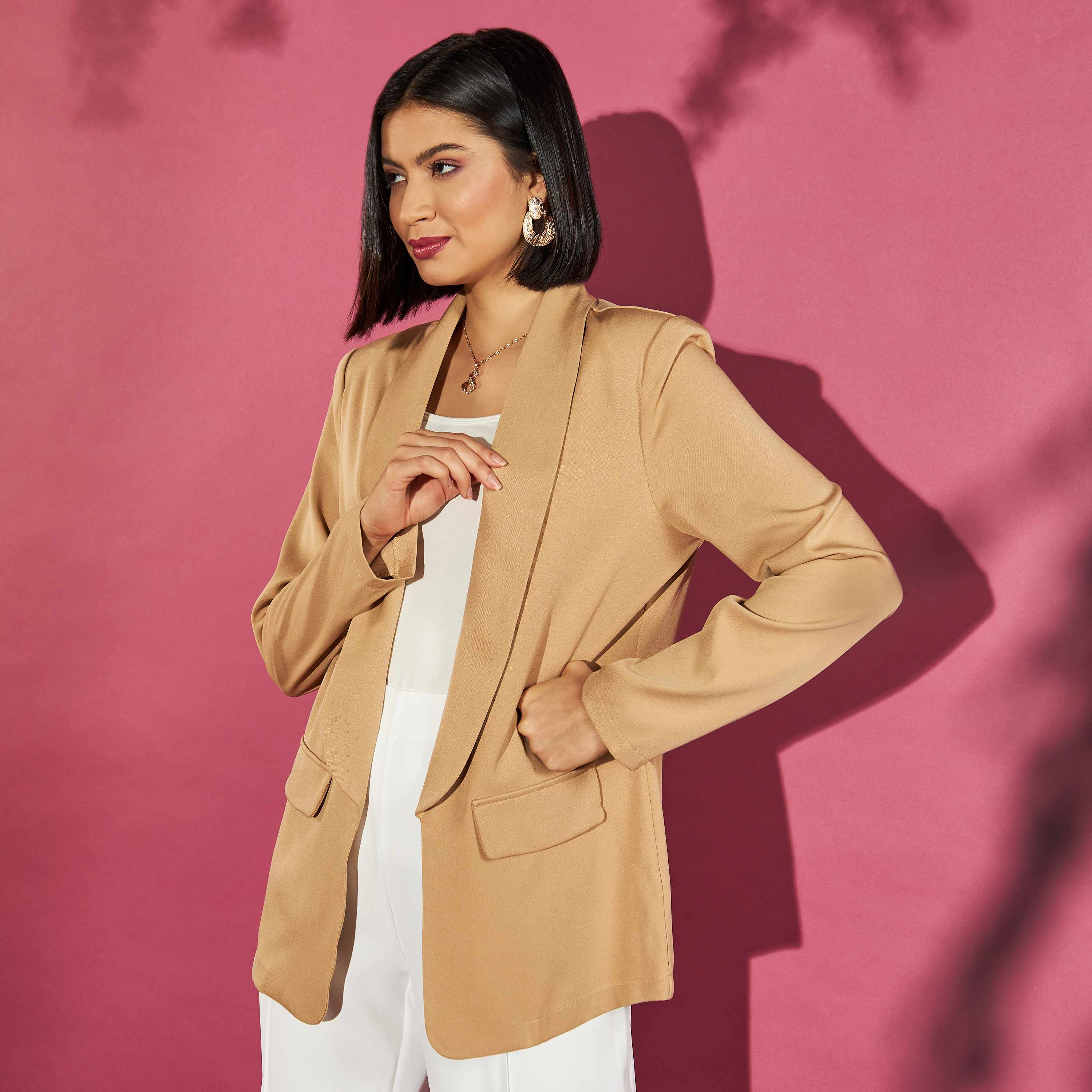 Oversized plus cheap size blazer