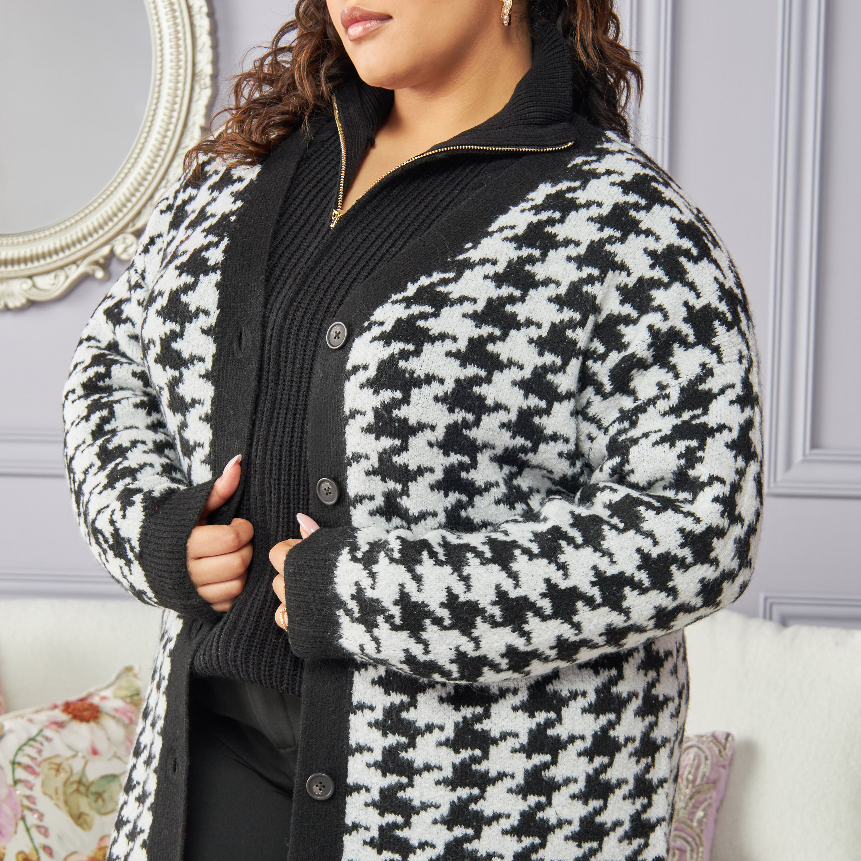 Plus size clearance heavy cardigan sweaters