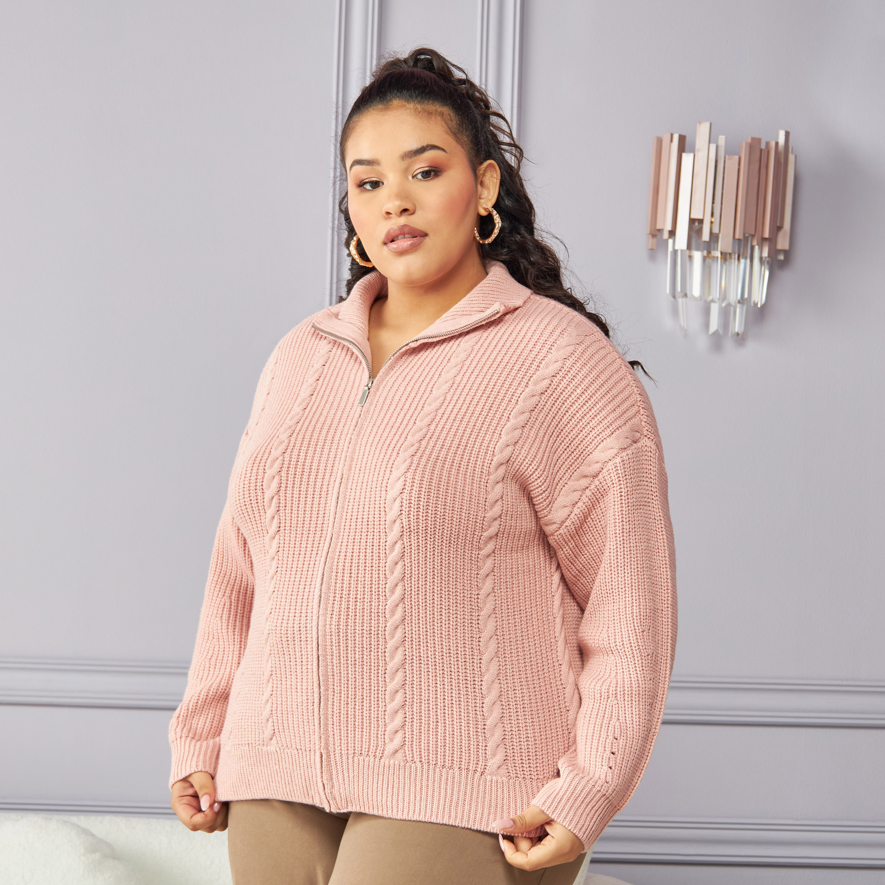 Open back hotsell sweater plus size