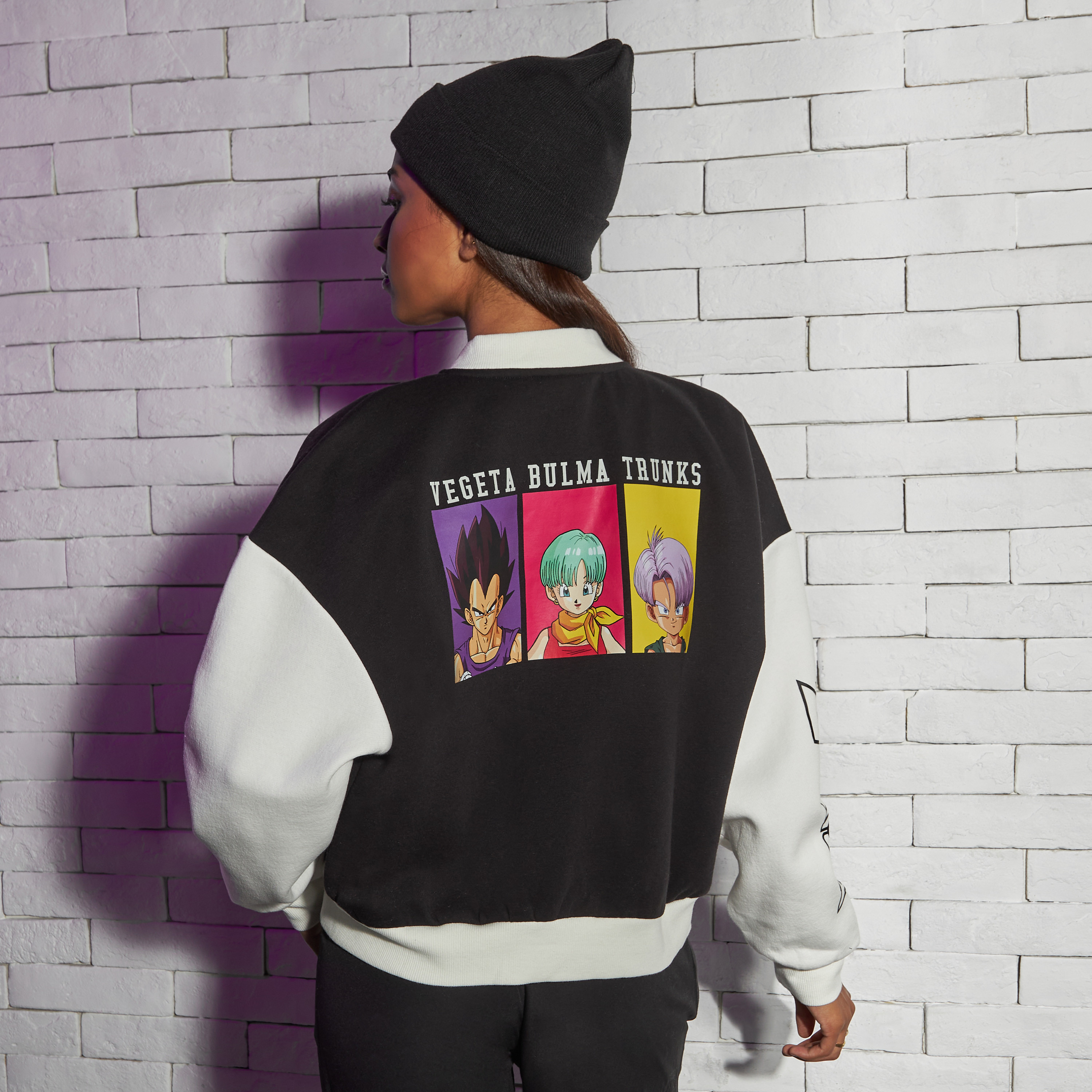 Shop Dragon Ball Z Print Bomber Jacket Online Max Oman