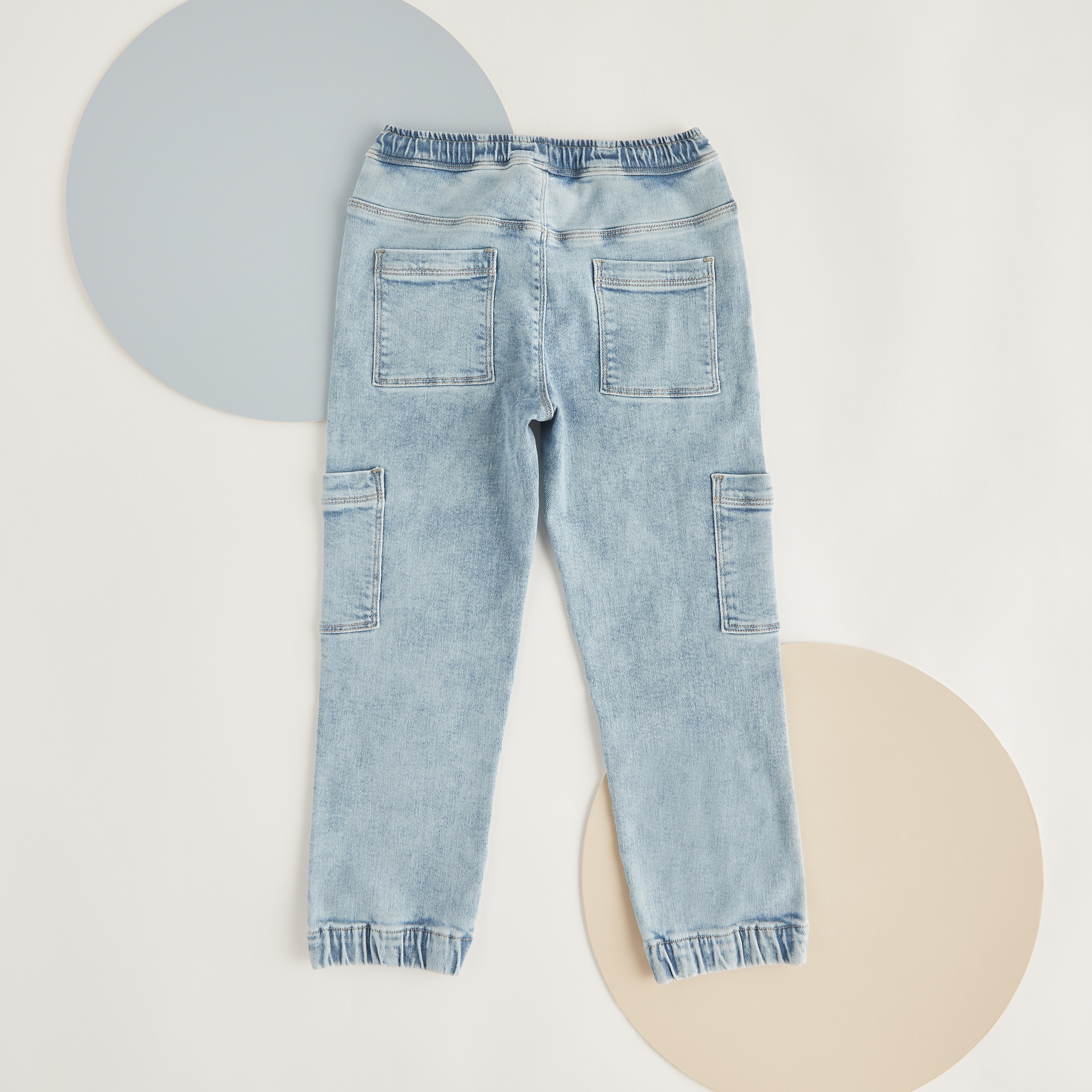 Shop Pull On Cargo Denim Joggers Online Max UAE