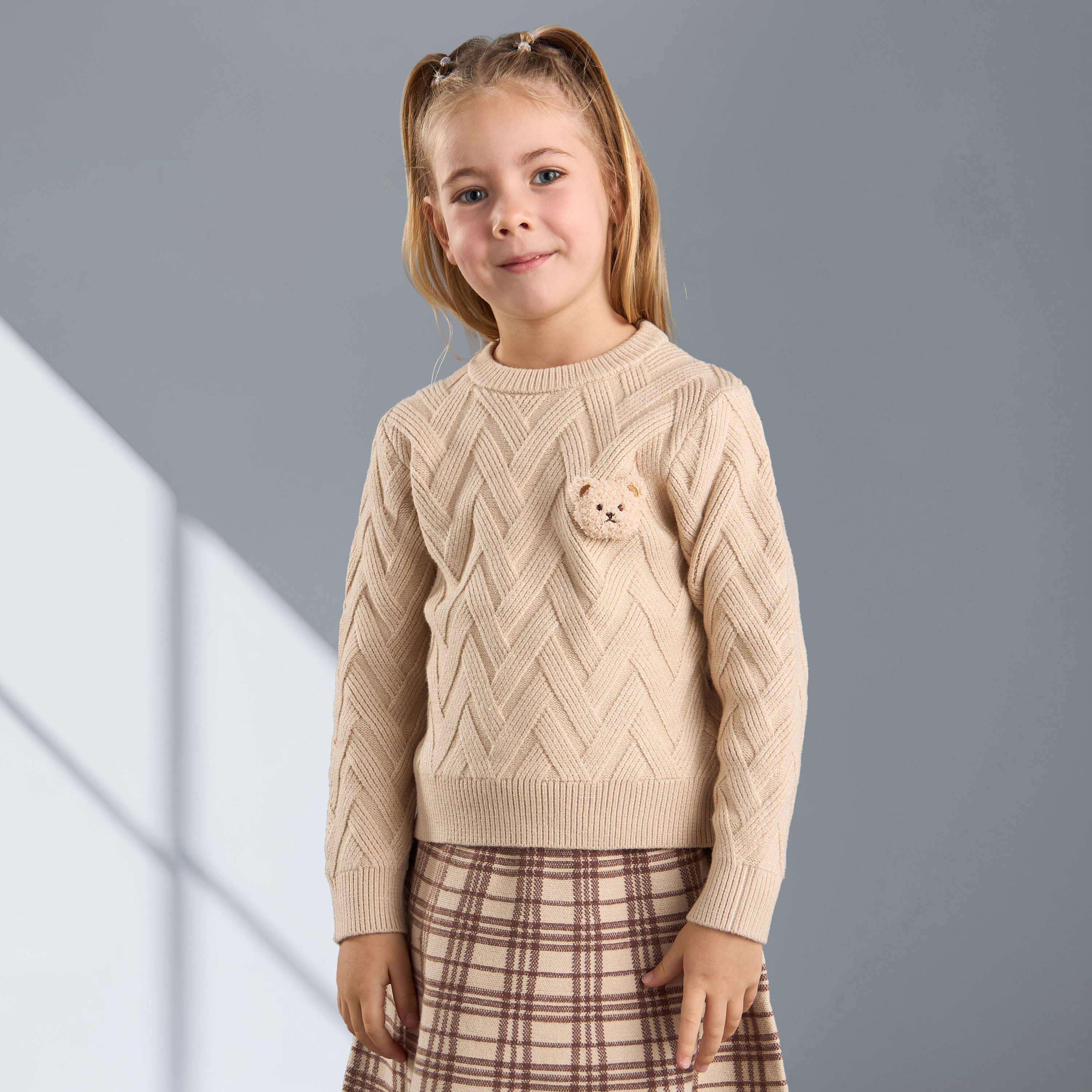 Knit sweater skirt set hotsell