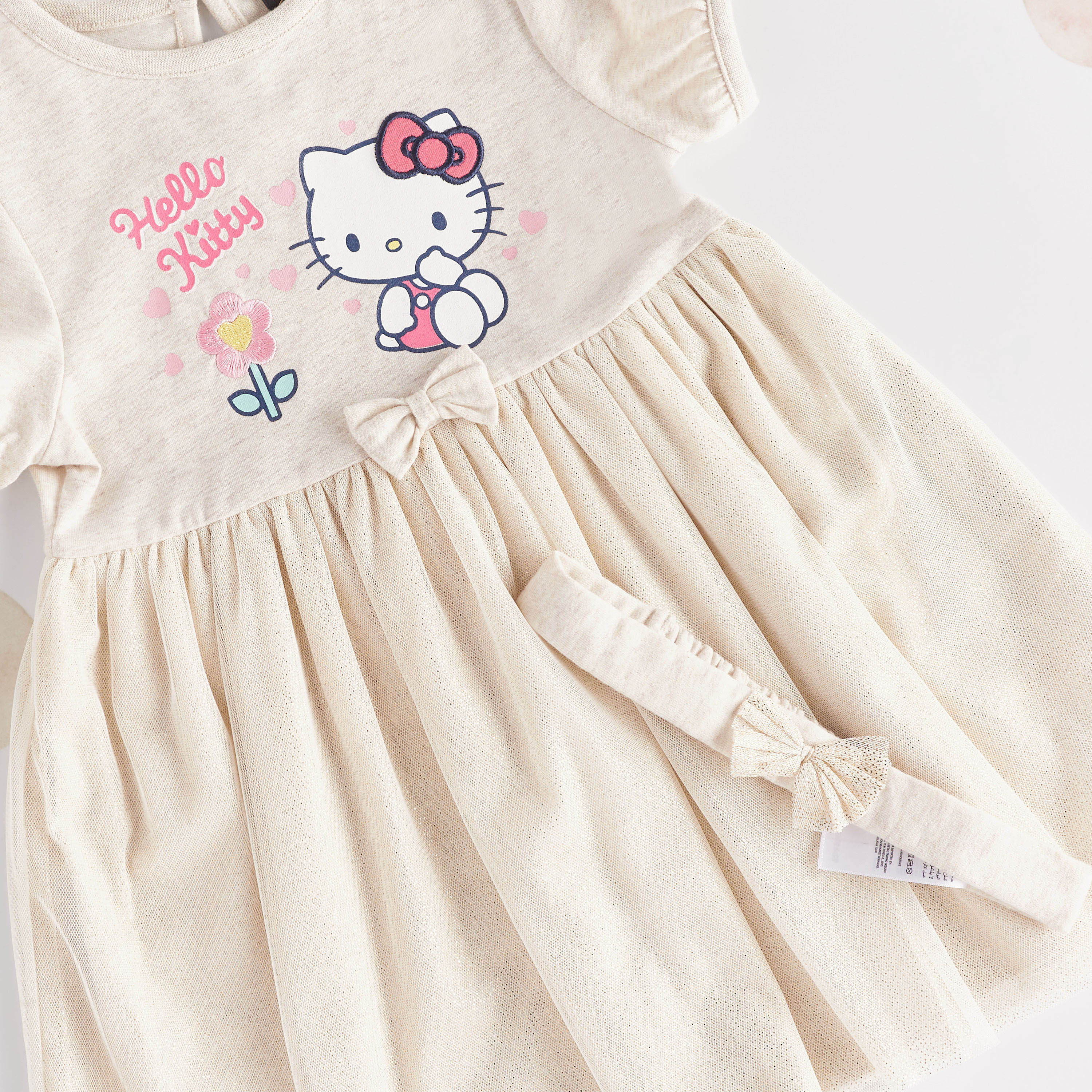 Shop Hello Kitty Print Dress and Hairband Set Online Max Bahrain