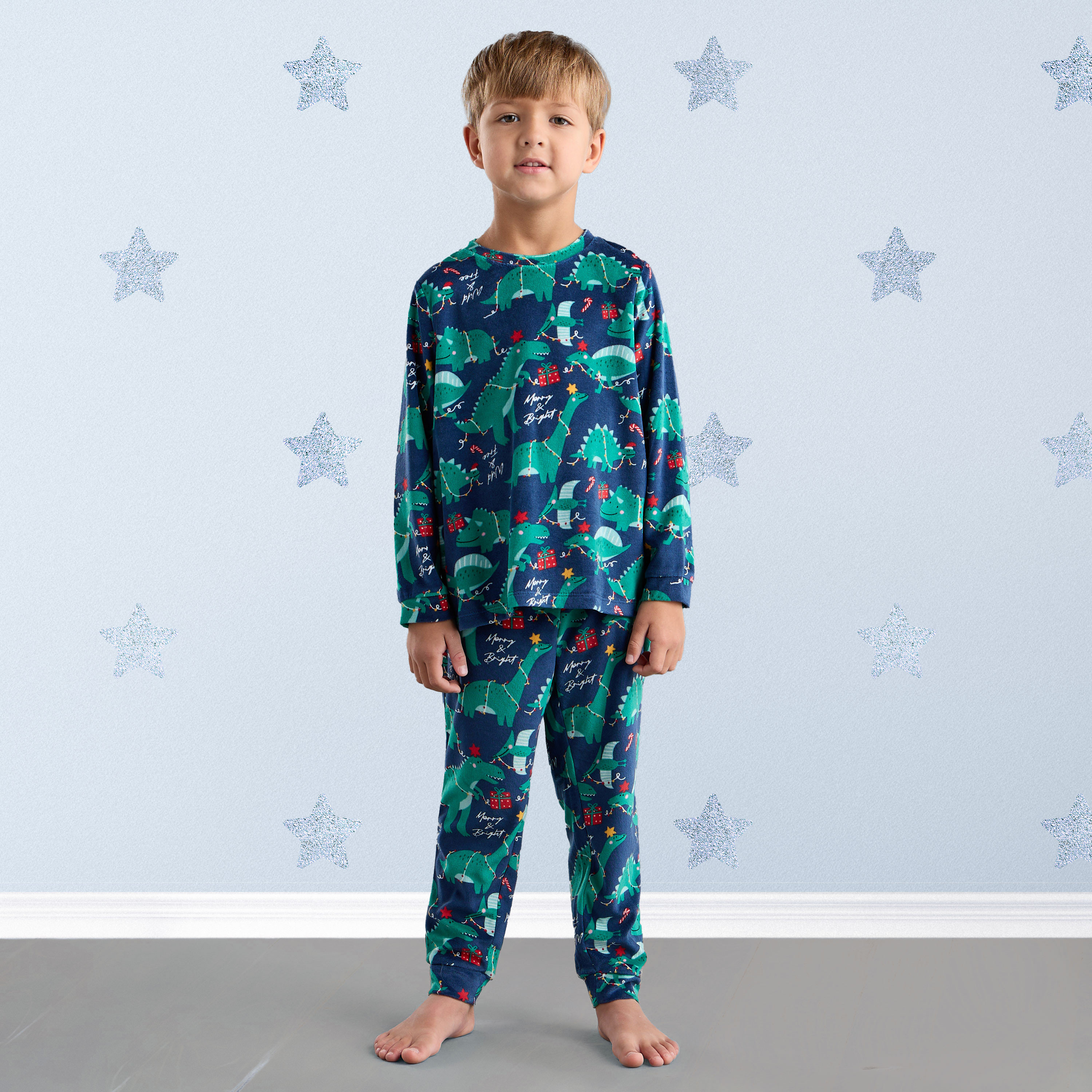 Dinosaur print pajamas sale