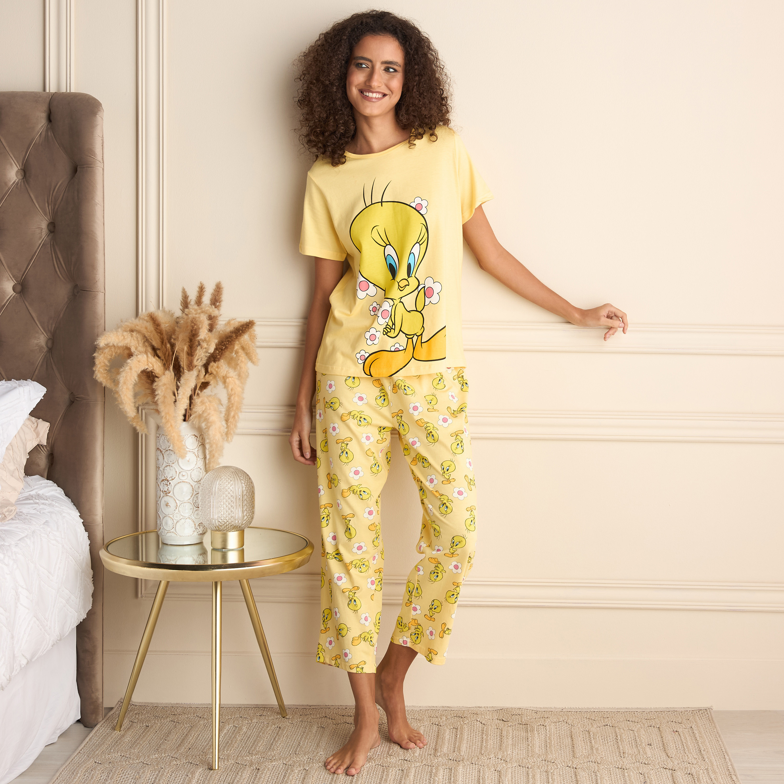 Shop Tweety Print Pyjama Set Online Max UAE