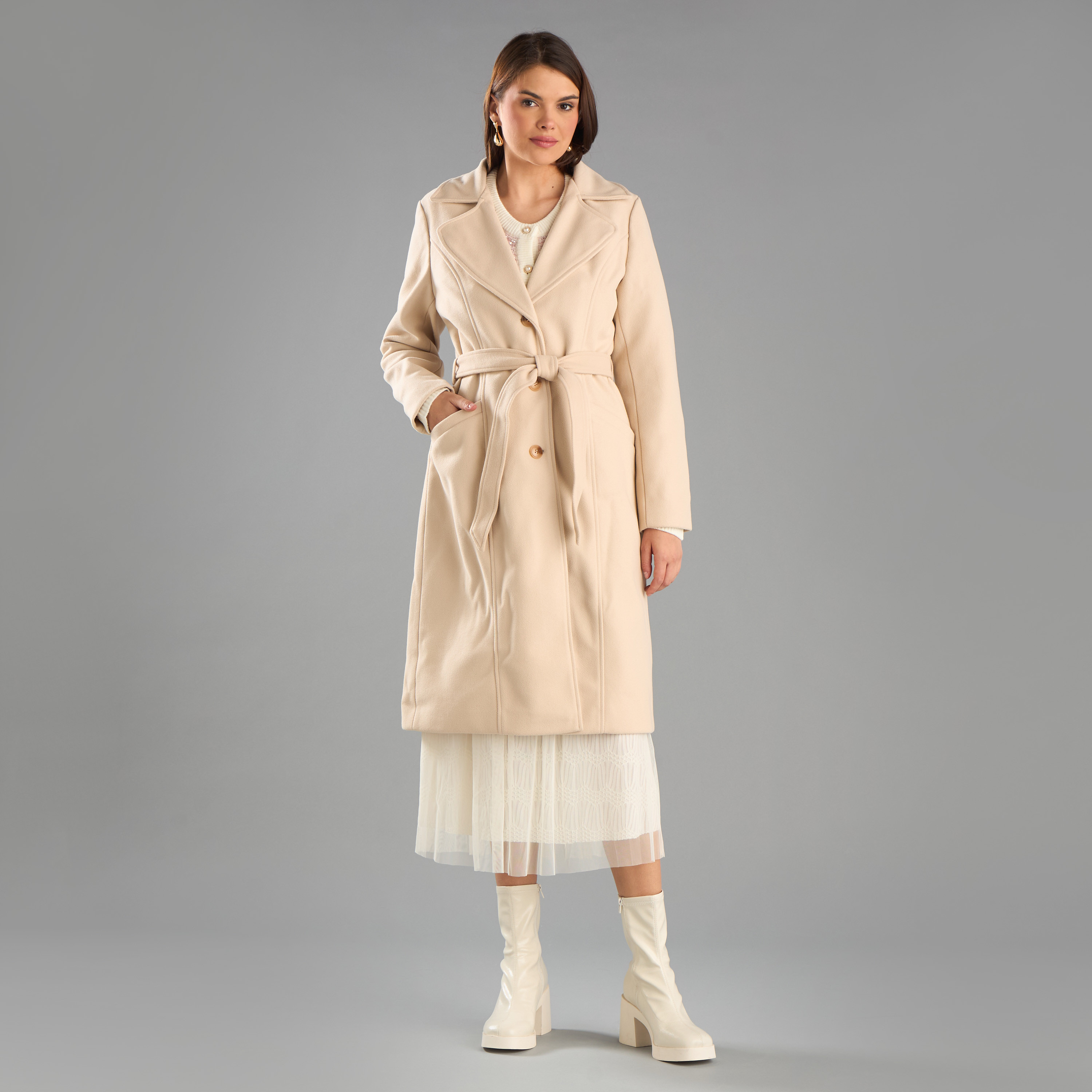 アウトレット shareef ダブルフェイスコート size1 SHAREEF 16aw W