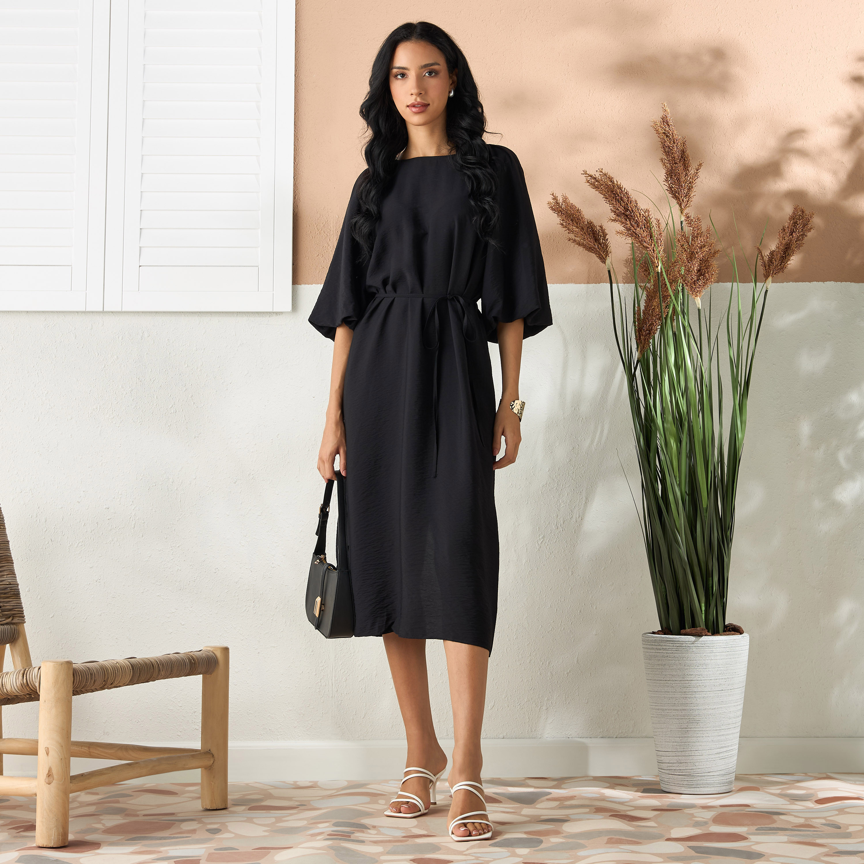 Shop Plain Midi Dress Online Max Bahrain