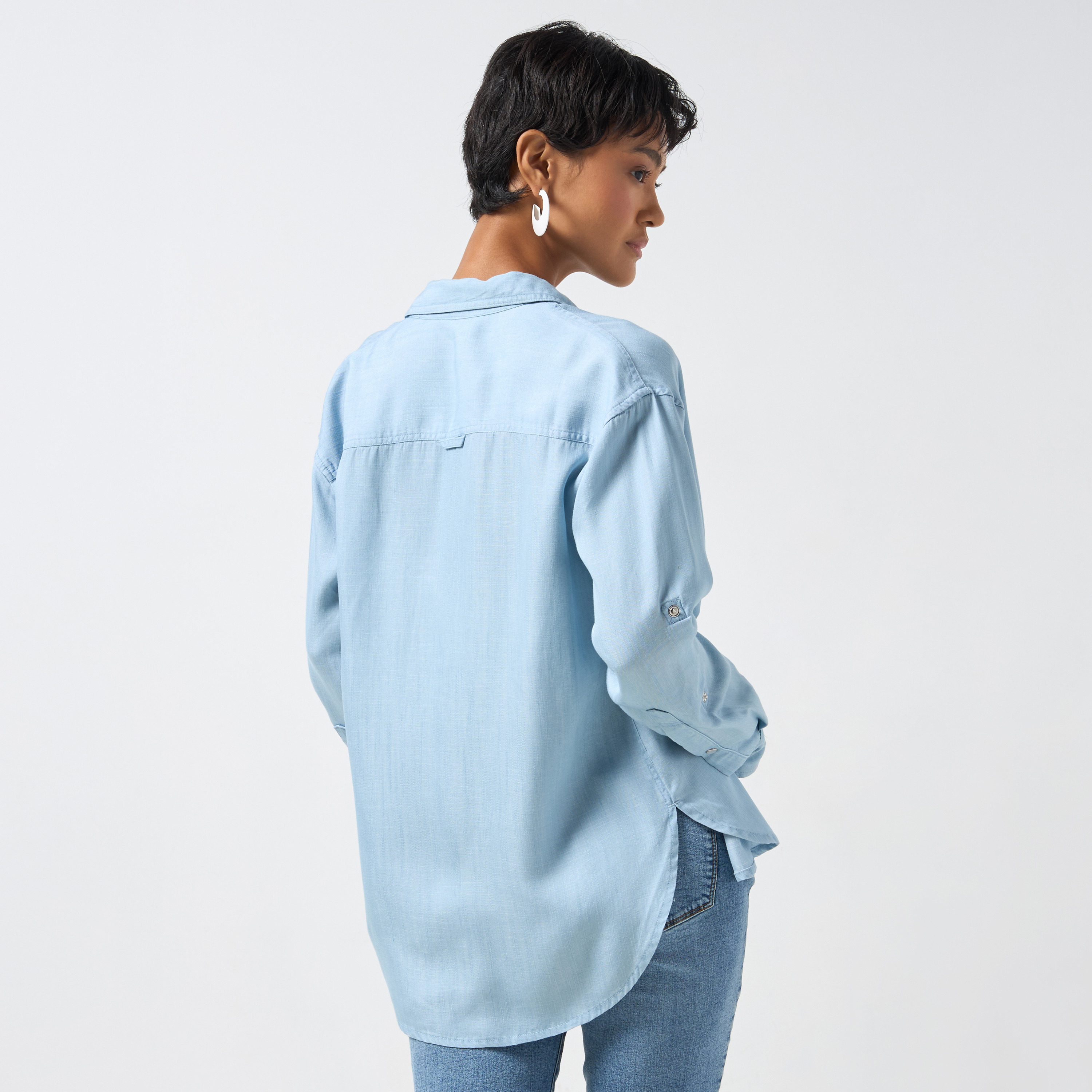 Shop Denim Shirt Online Max Oman