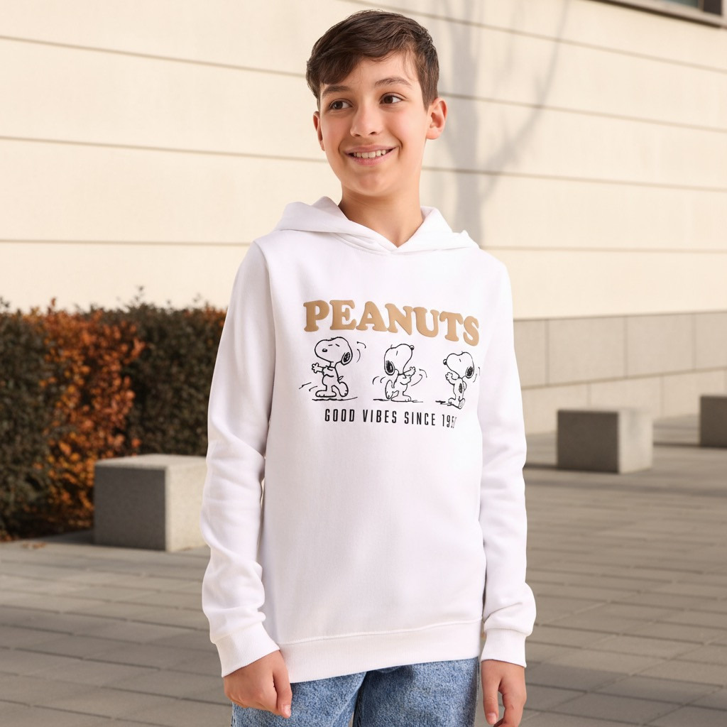 peanuts☻ Przeglądaj Czarny - Licence Snoopy T-Shirt z Next Polska