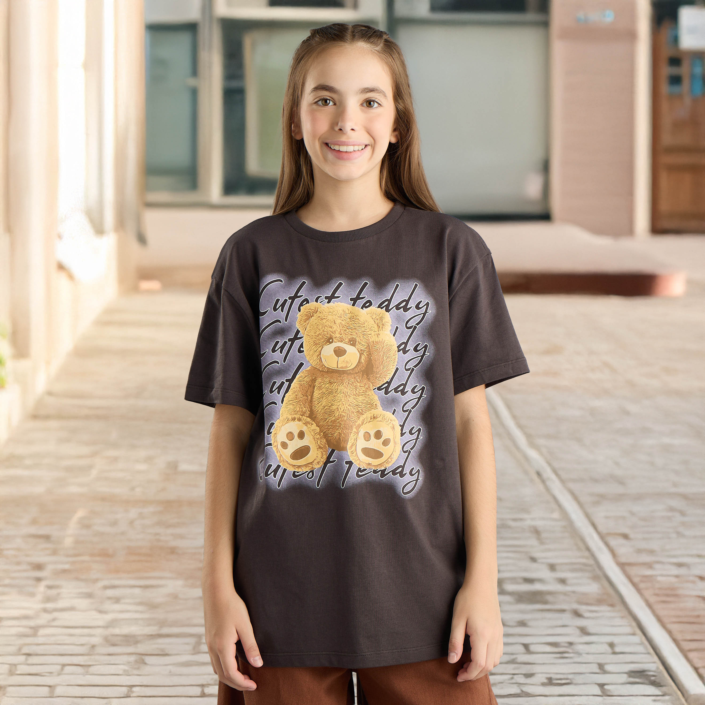 Tshirt Teddy Bear Clothes Brand Wholesale O-Neck Men T-Shirt Teddy
