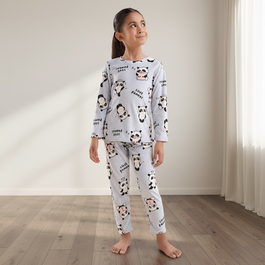 Shop Panda Print Pyjama Set Online Max Egypt