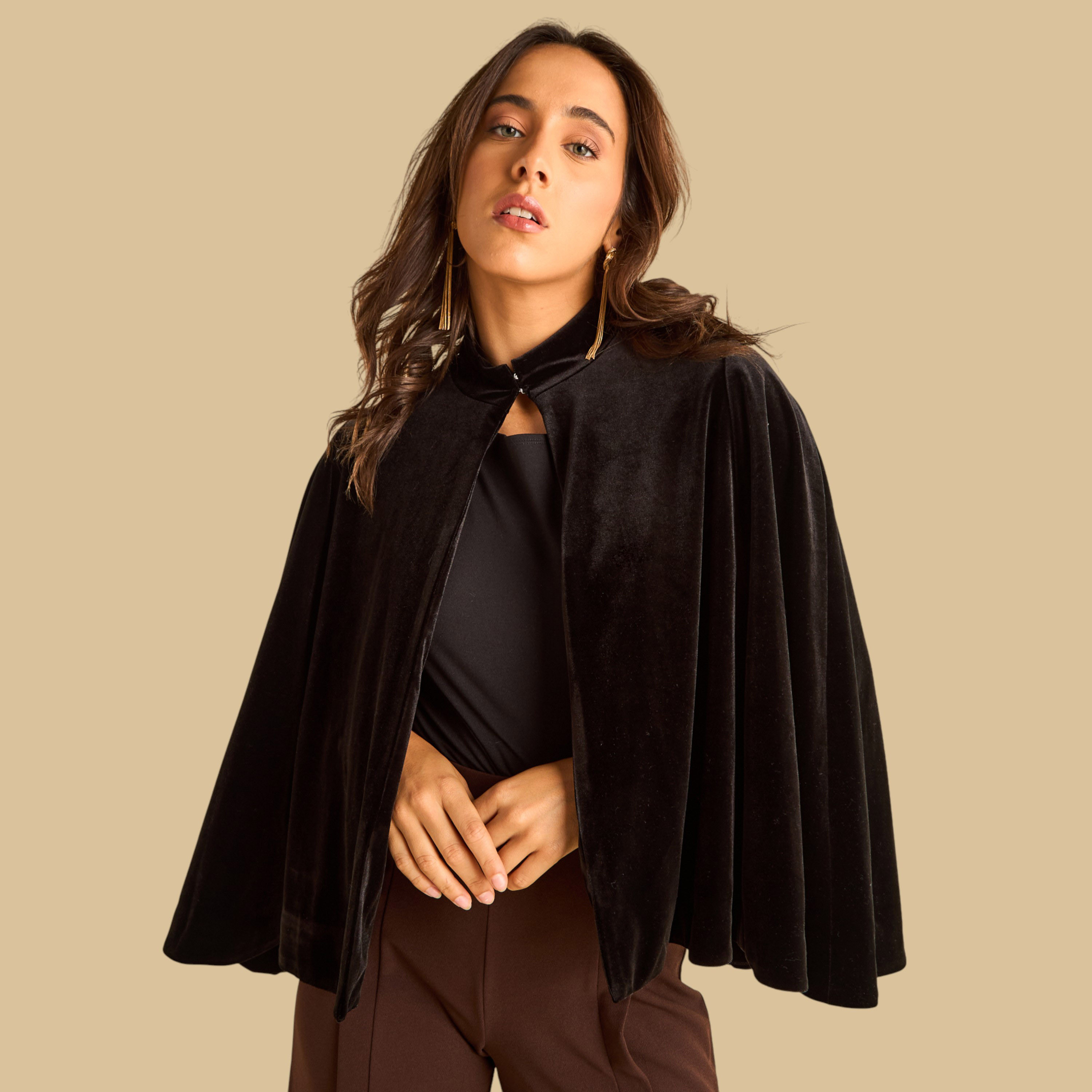 shop-velvet-mandarin-collar-cape-online-max-uae