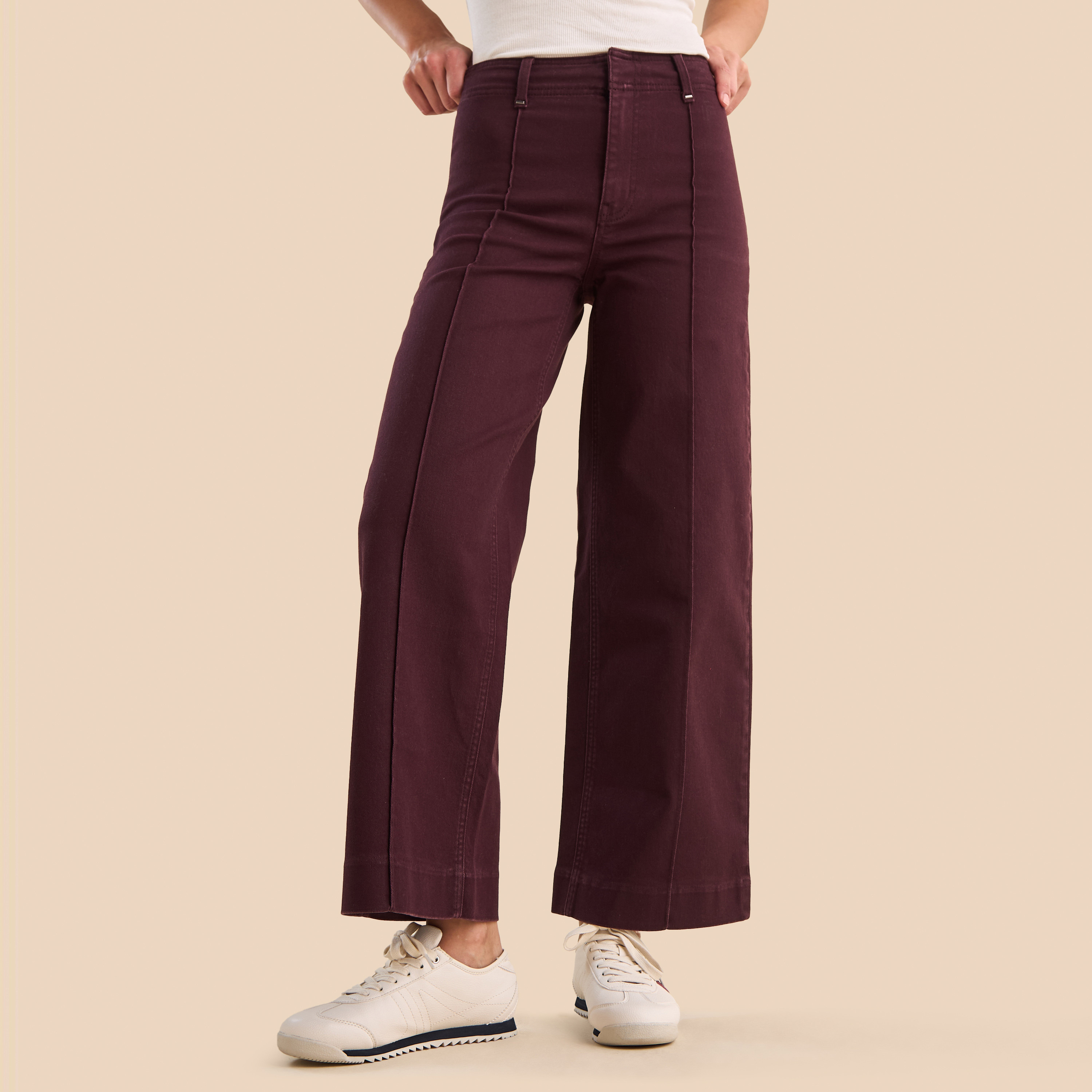 Shop Pintuck Accent Marine Fit Jeans Online | Max Egypt