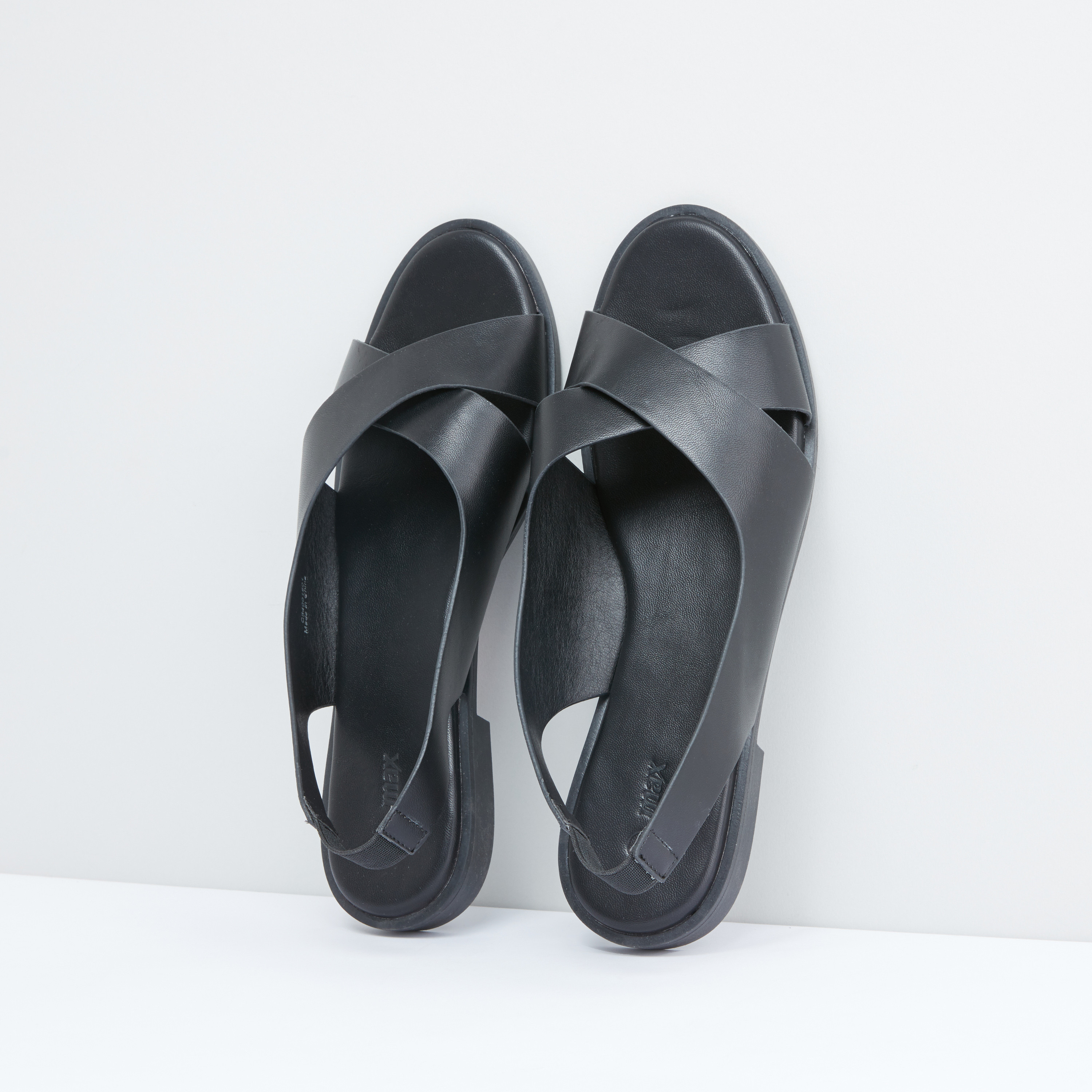 Shop Textured Sandals with Slingback Closure Online | Max UAE