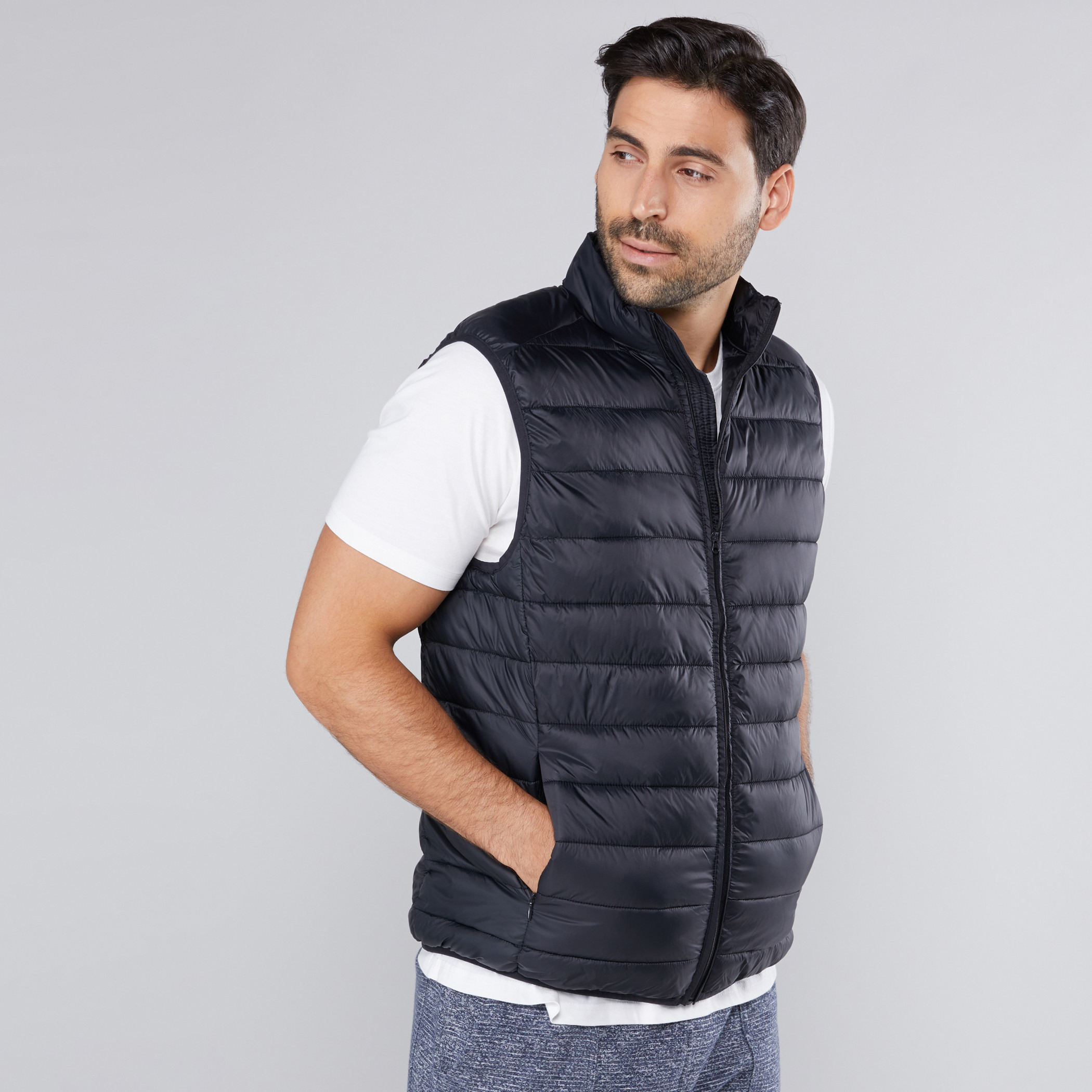 Shop Quilted Sleeveless Jacket with 