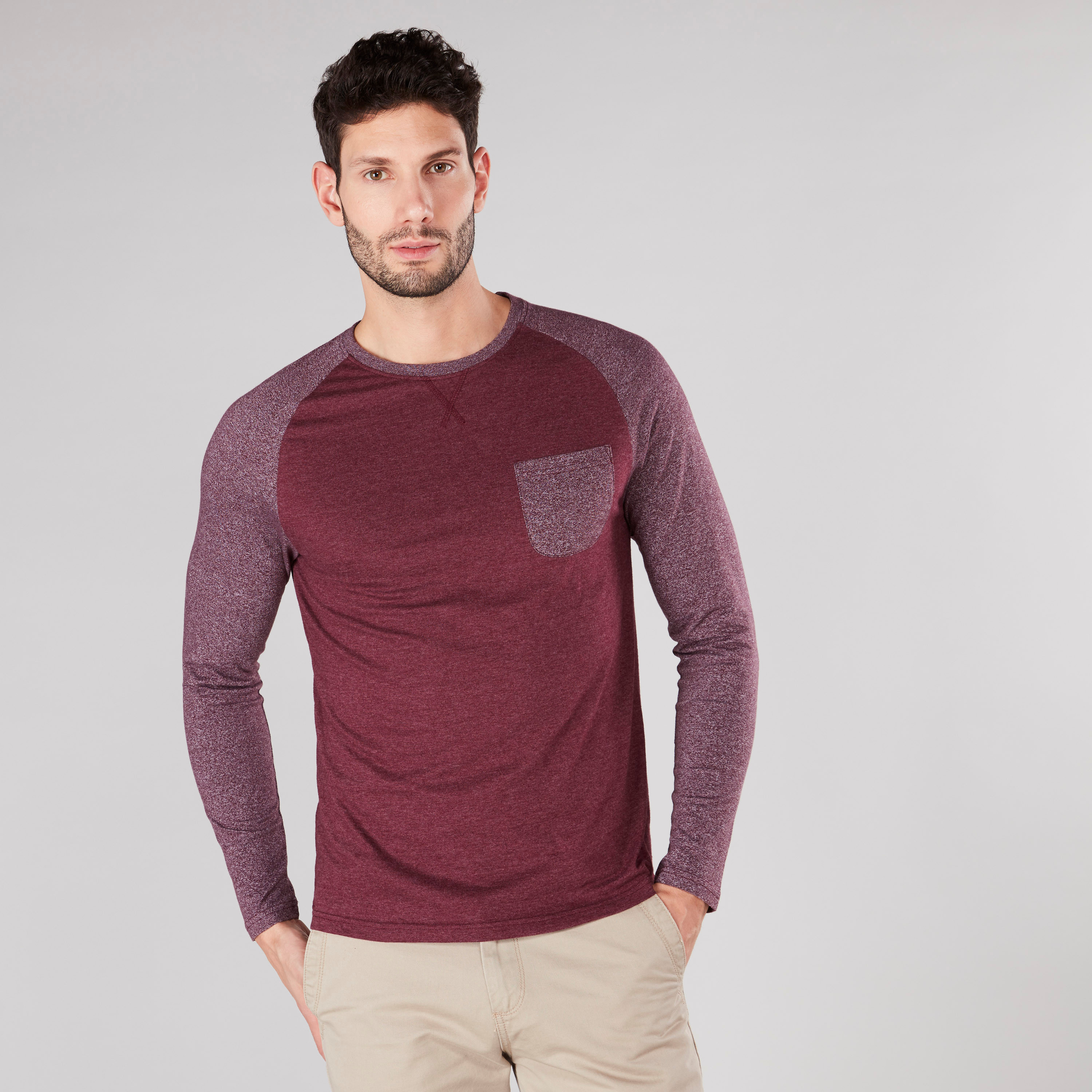 Muscle fit store raglan t shirt