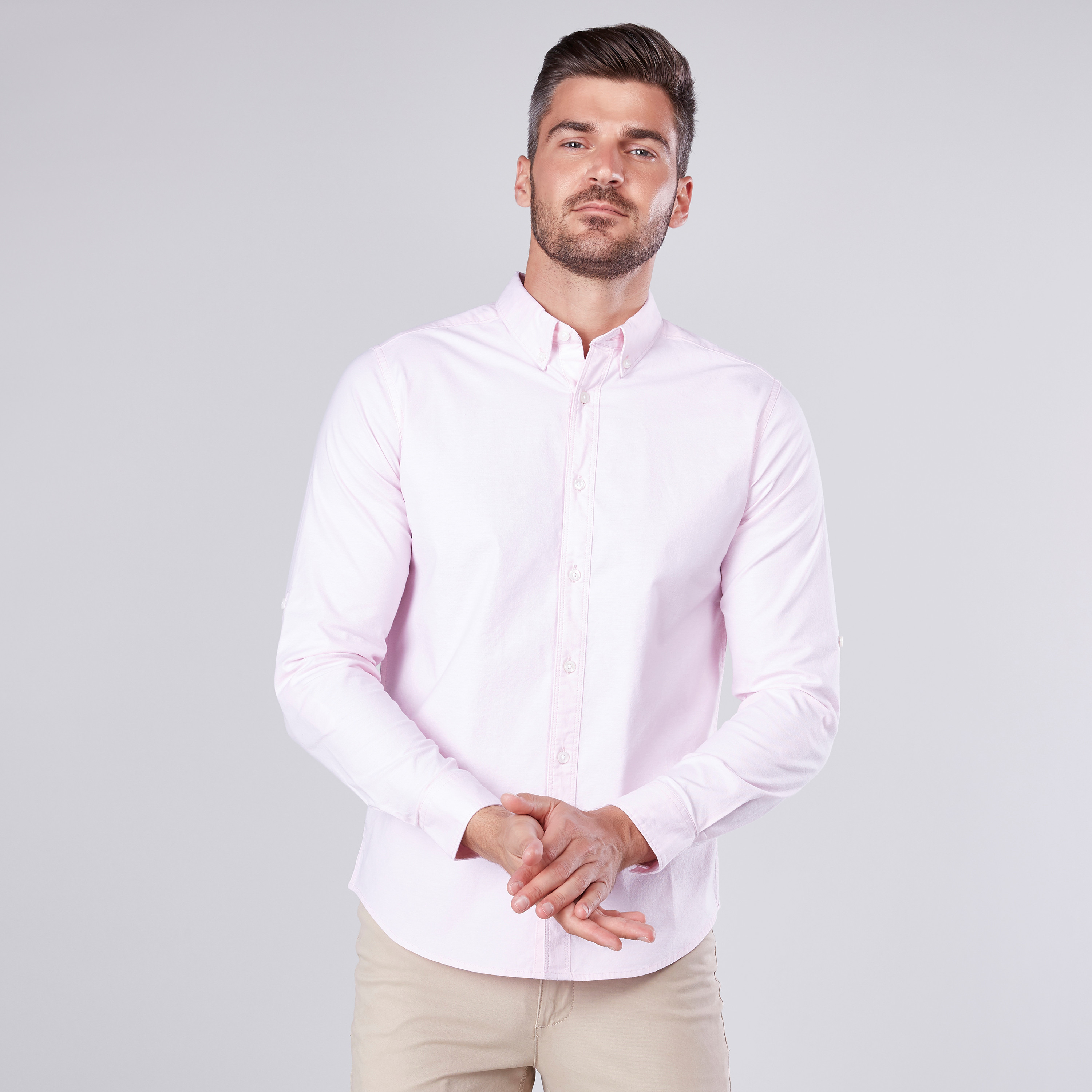 Long sleeve store button shirt