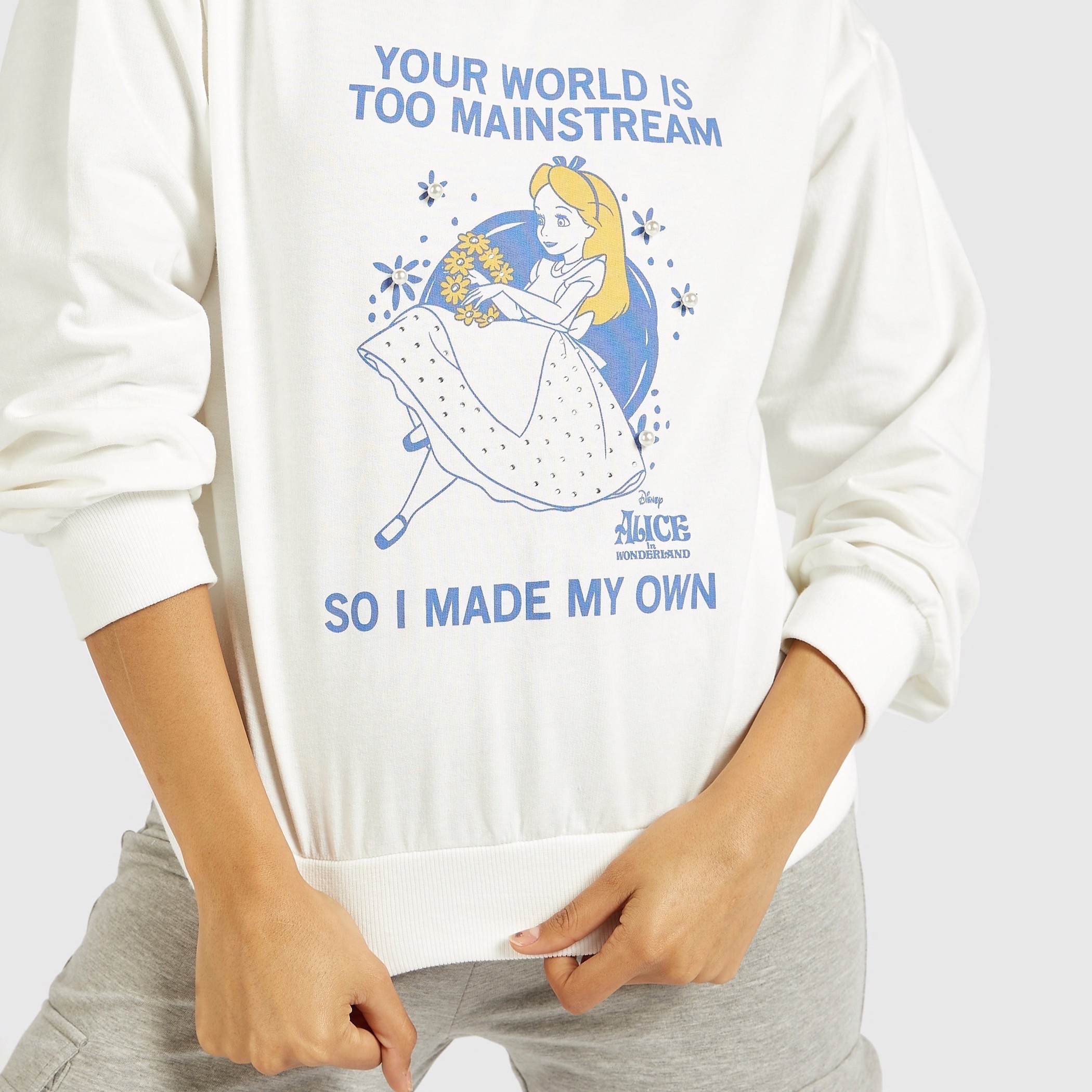 Alice in wonderland sweatshirt best sale