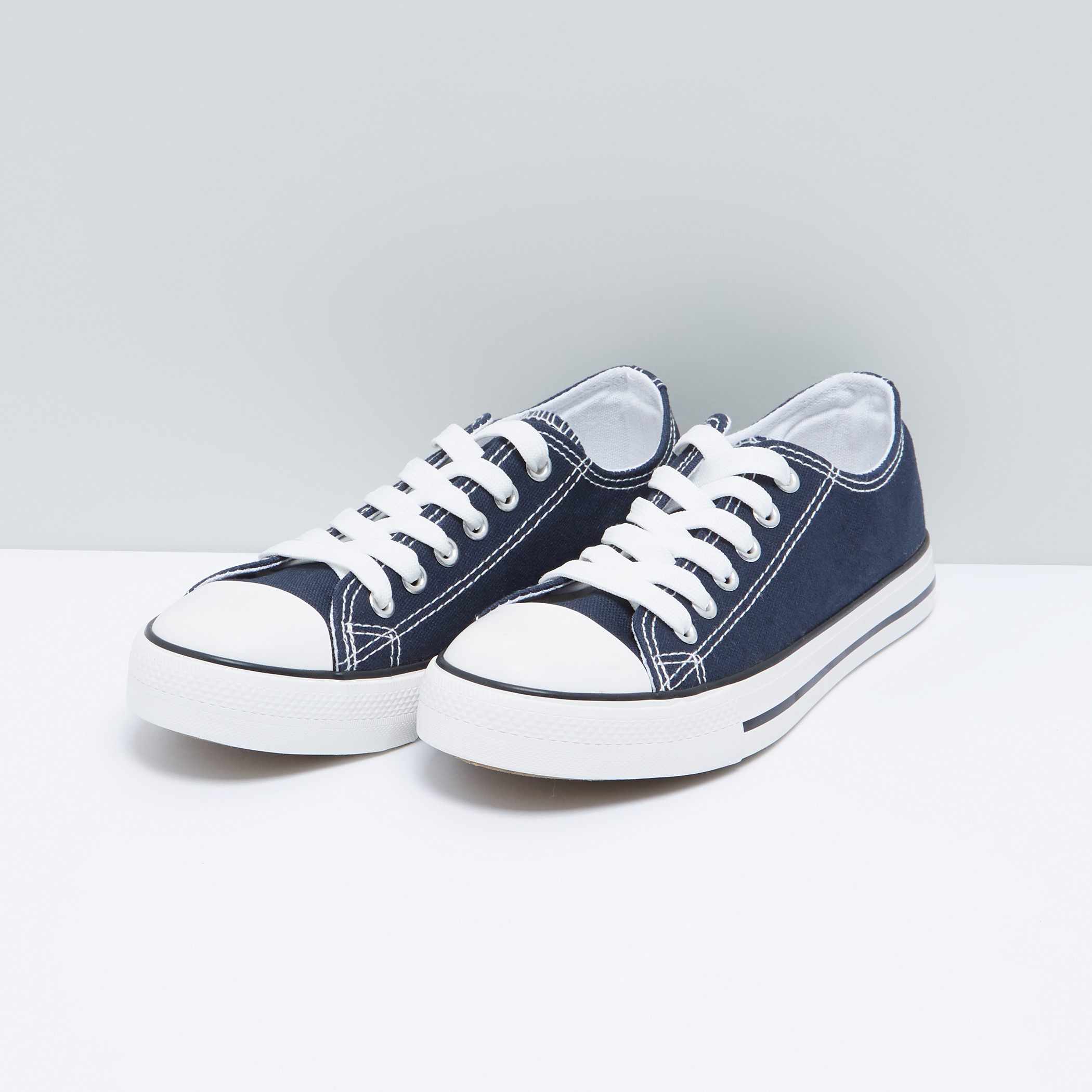 Shop Lace Up Canvas Shoes Online Max Oman