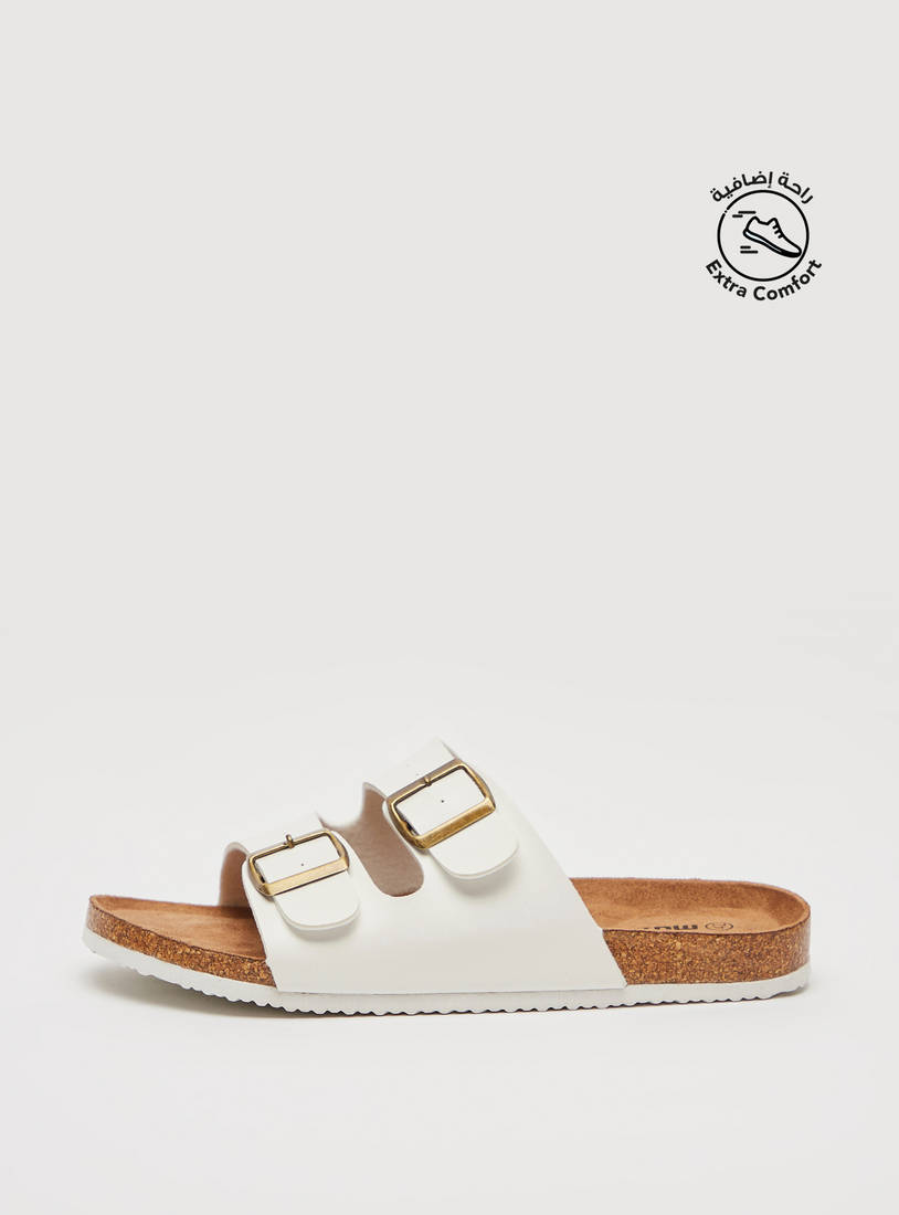 Buckle Accented Sandals-Sandals-image-0