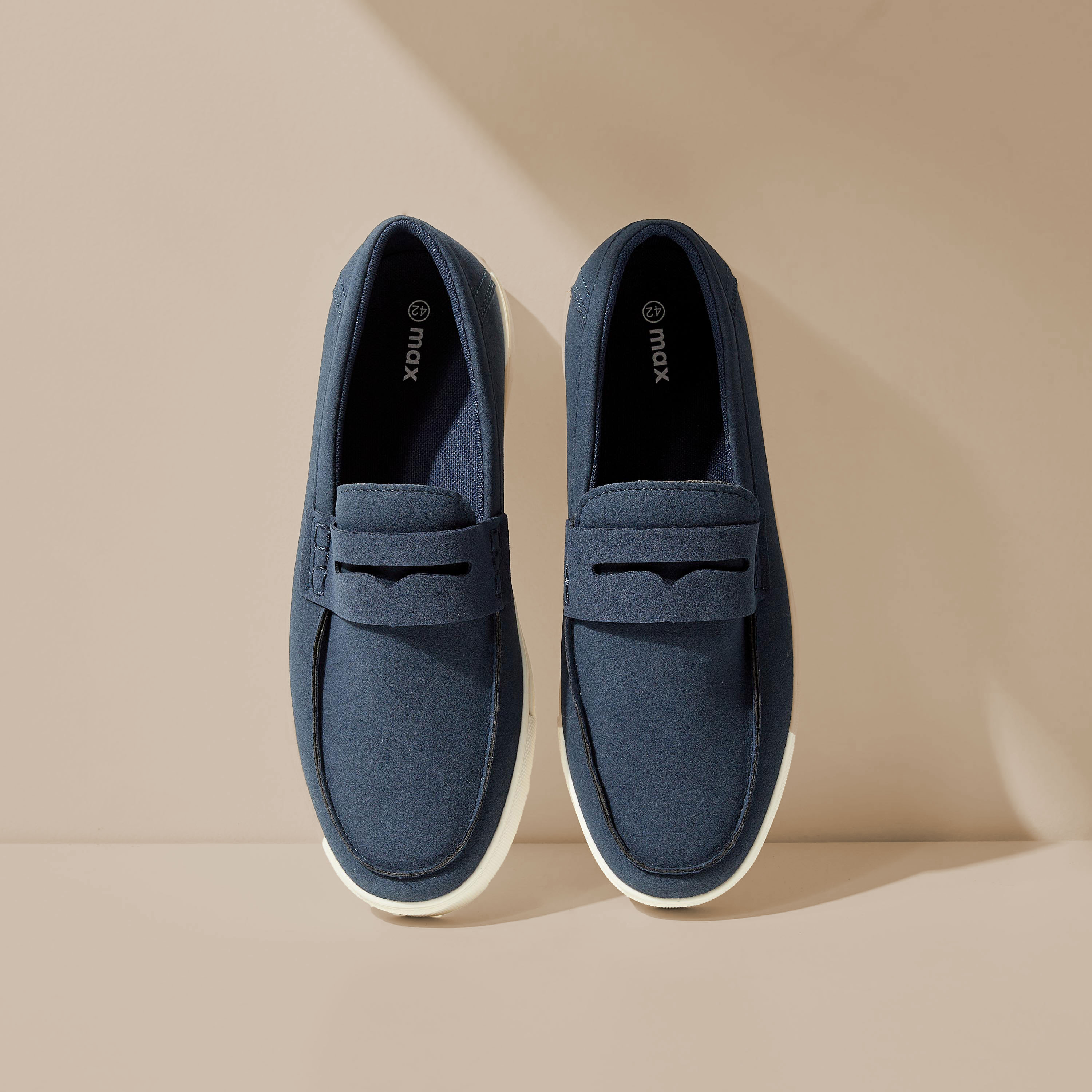 Shop Plain Slip On Loafers Online Max Bahrain