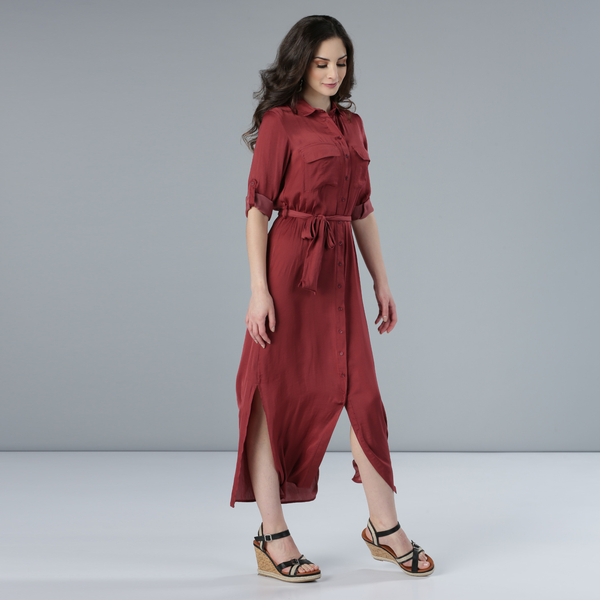 Longline 2025 shirt dress