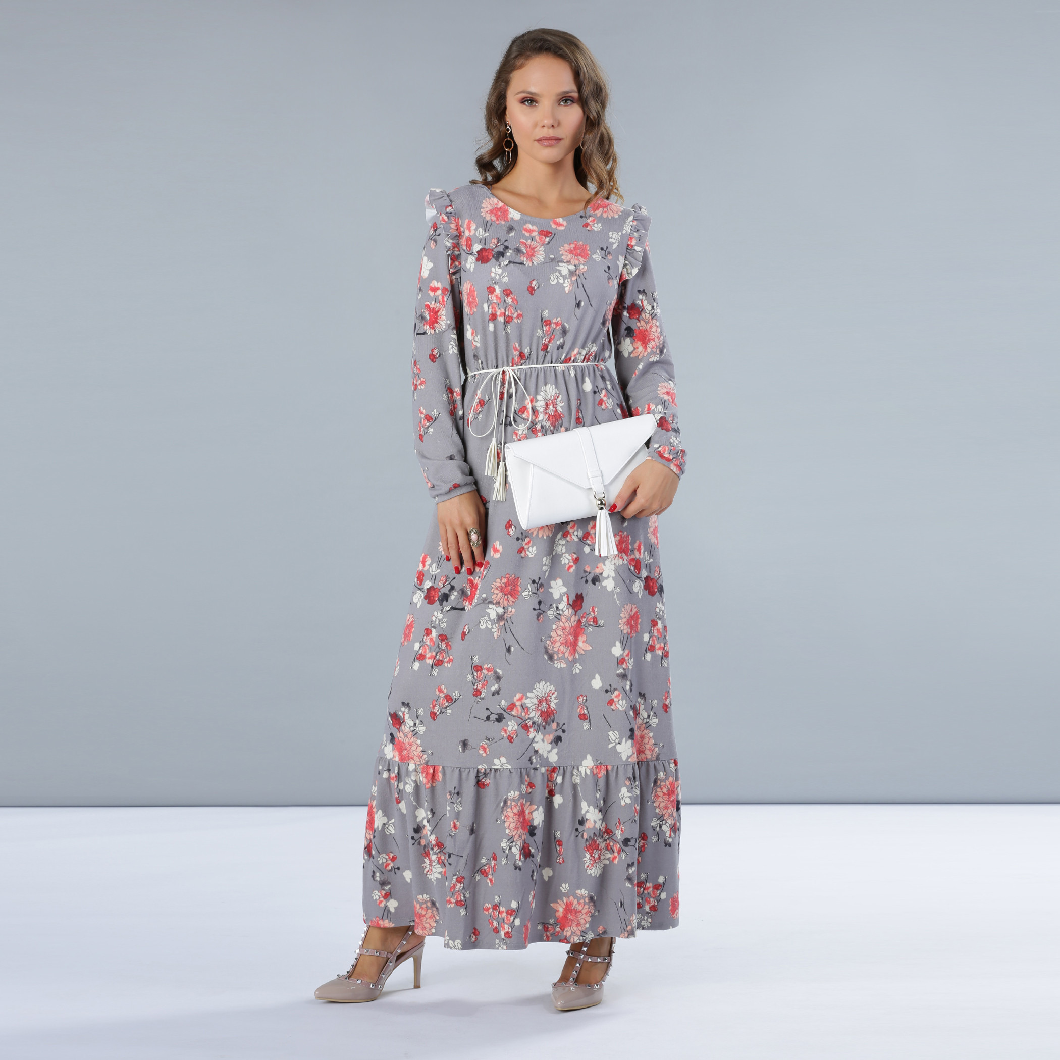 Shop Floral Printed Maxi Dress with 