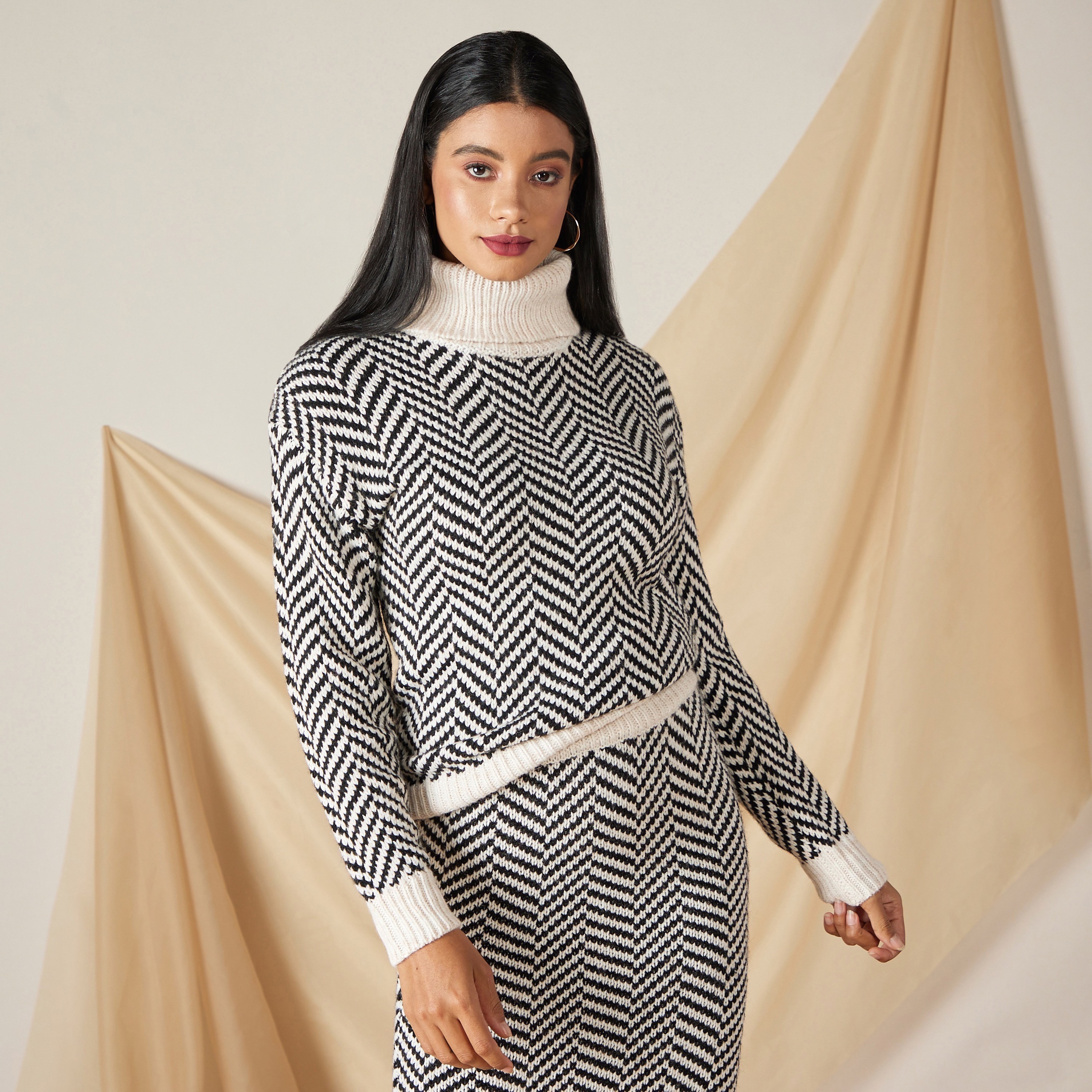 Zig zag jumper store dress