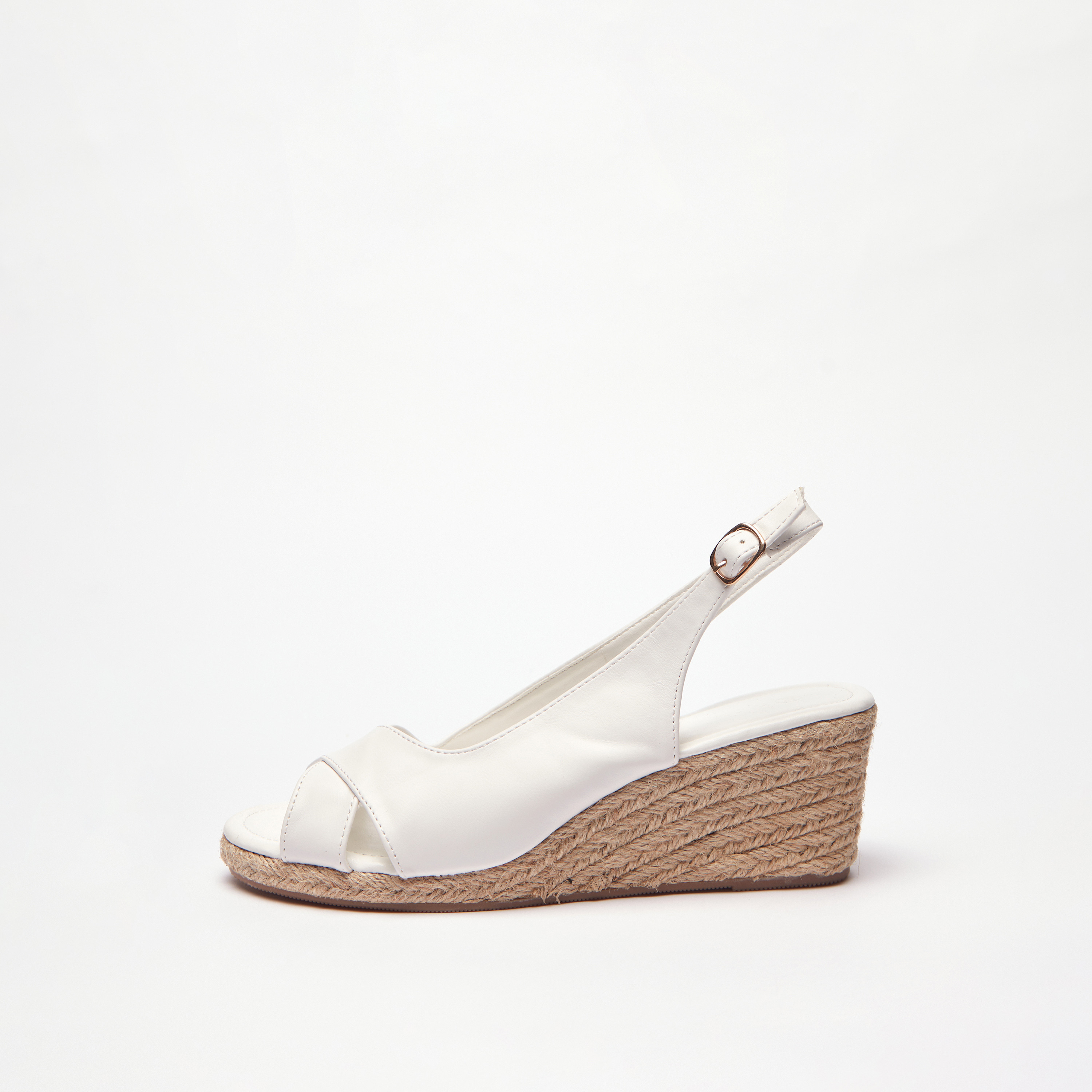 Buy LUNA BLU White Wedge heel Sandals from Westside