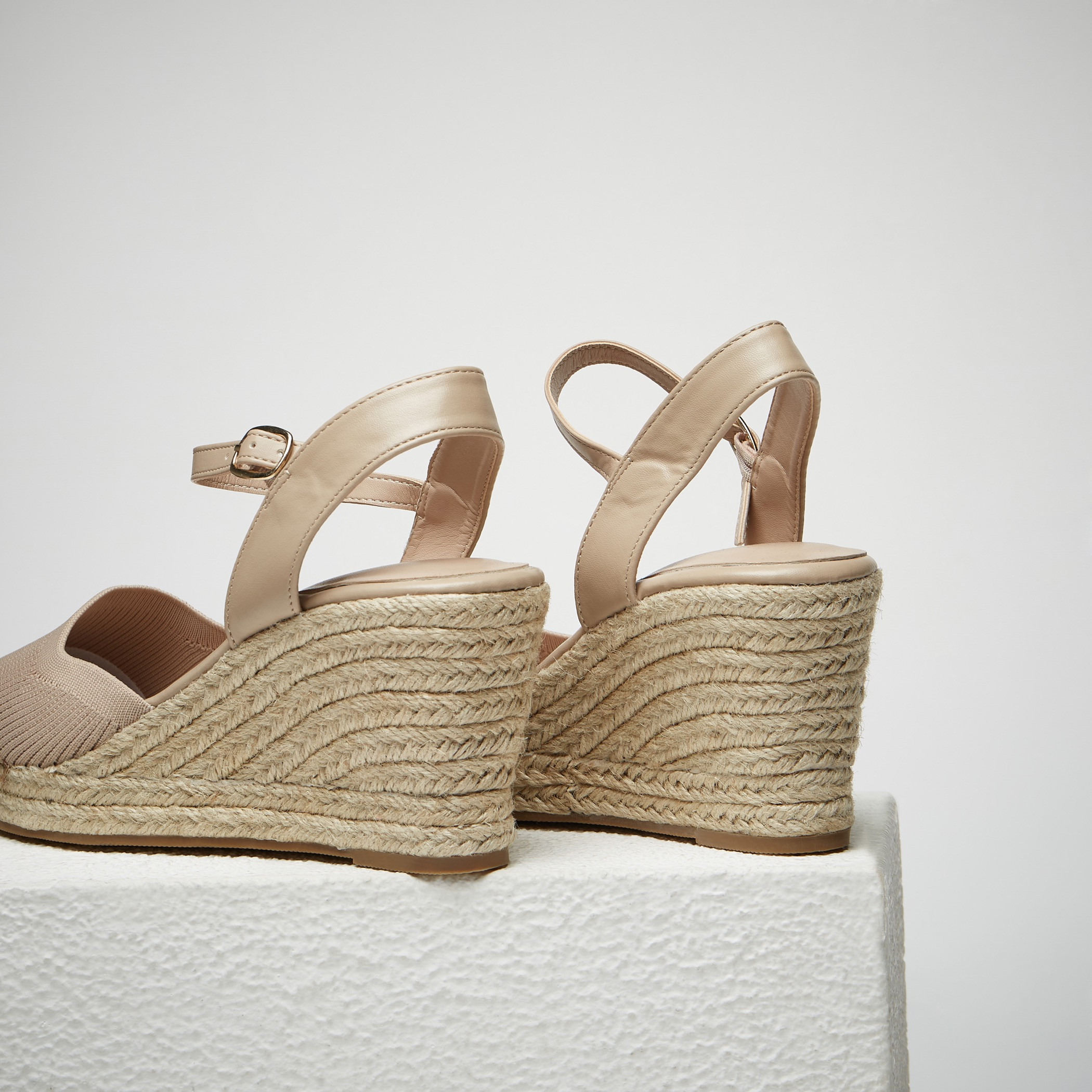 Tan wedge sale heels