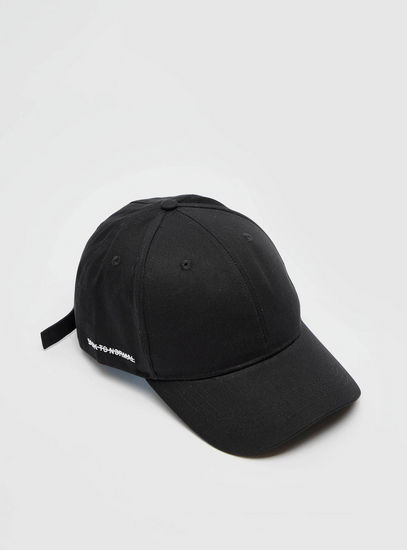 Solid Cap with Plate Buckle Closure