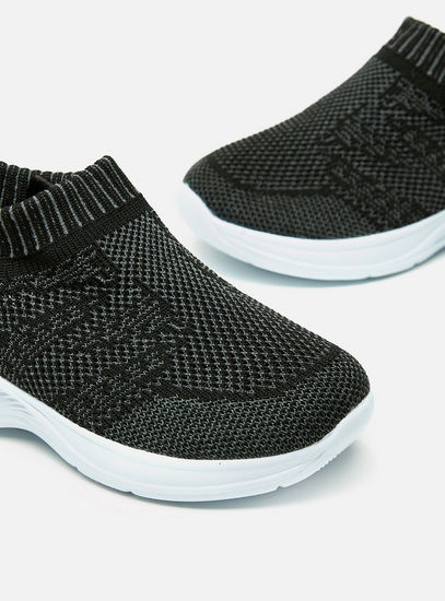 Textured Slip-On Sneakers