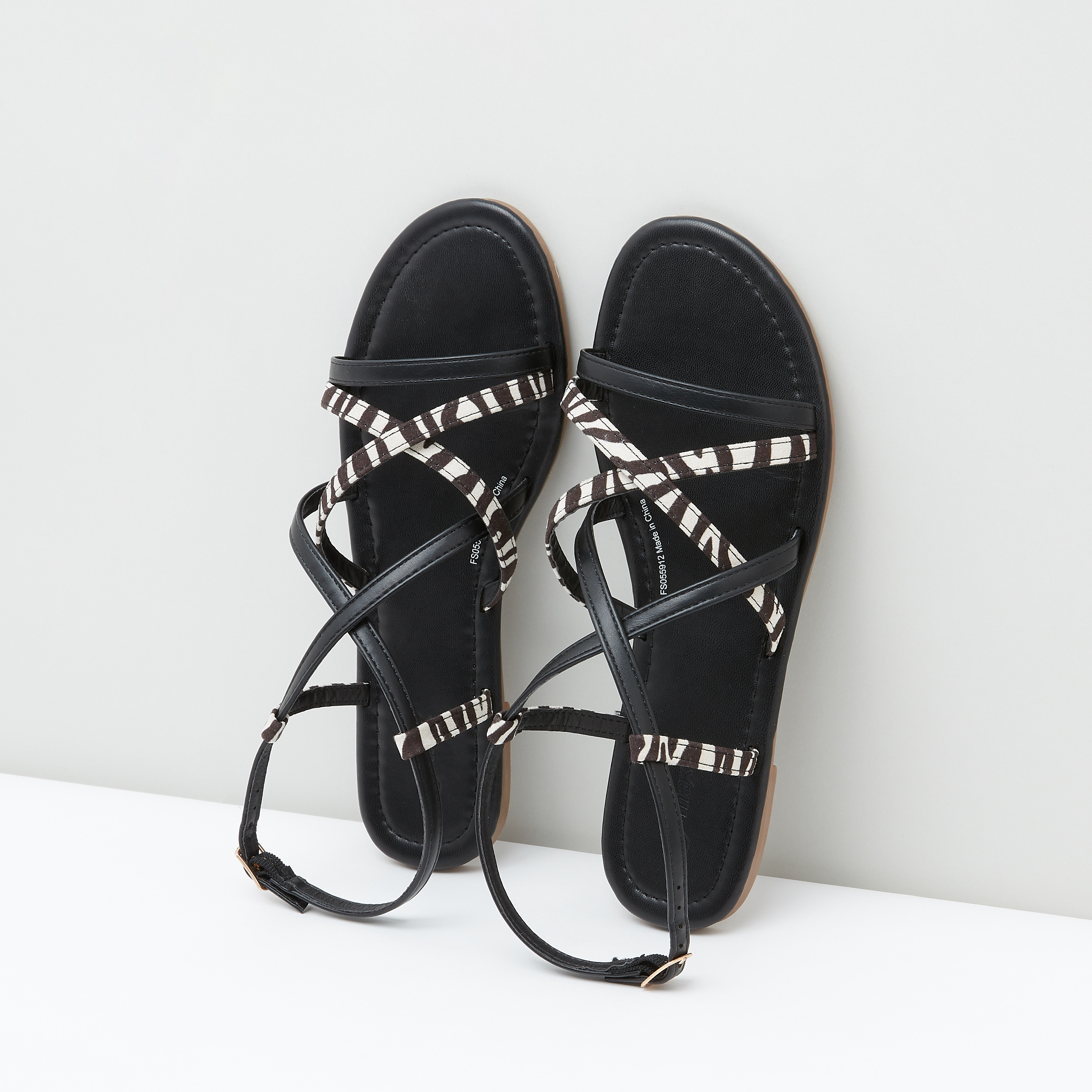 Shop Embellished Open Toe Slip-On Sandals Online | Max Saudi