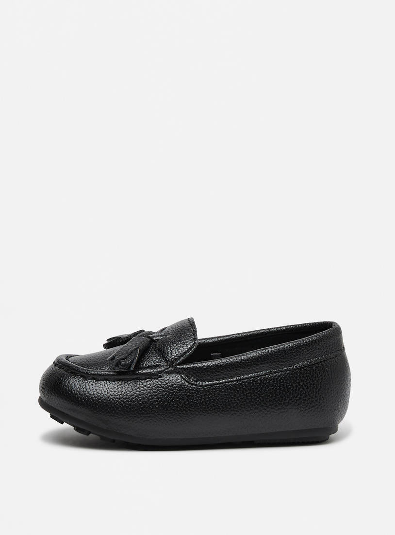 Tassel Accent Slip-On Moccasins-Casual Shoes-image-0
