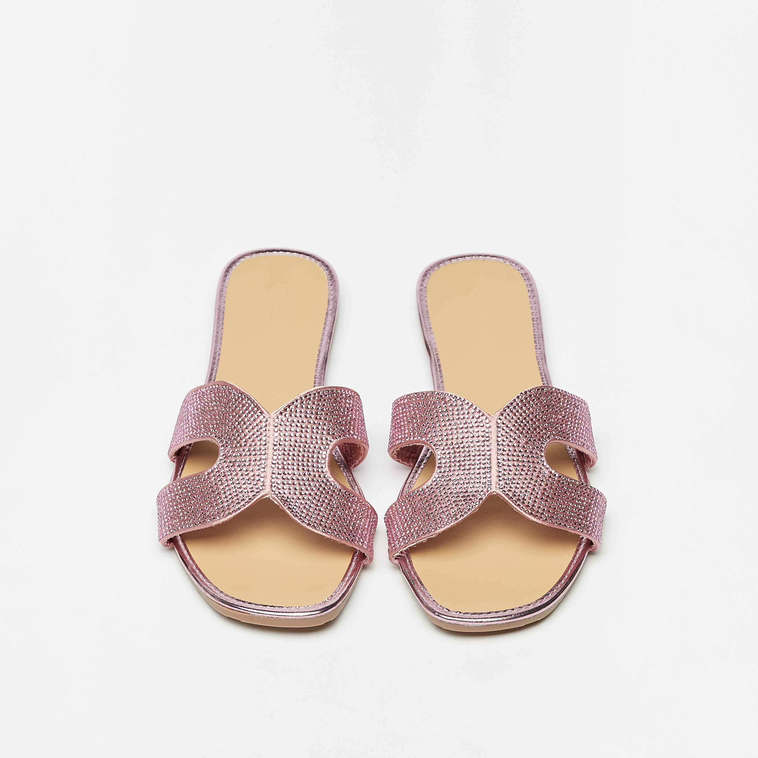 Shop Embellished Slip On Sandals Online Max Kuwait