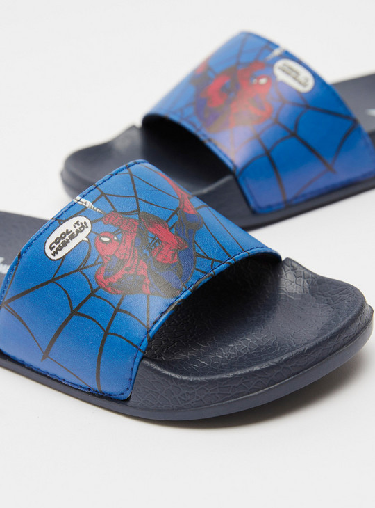 Spider-Man Print Beach Slippers