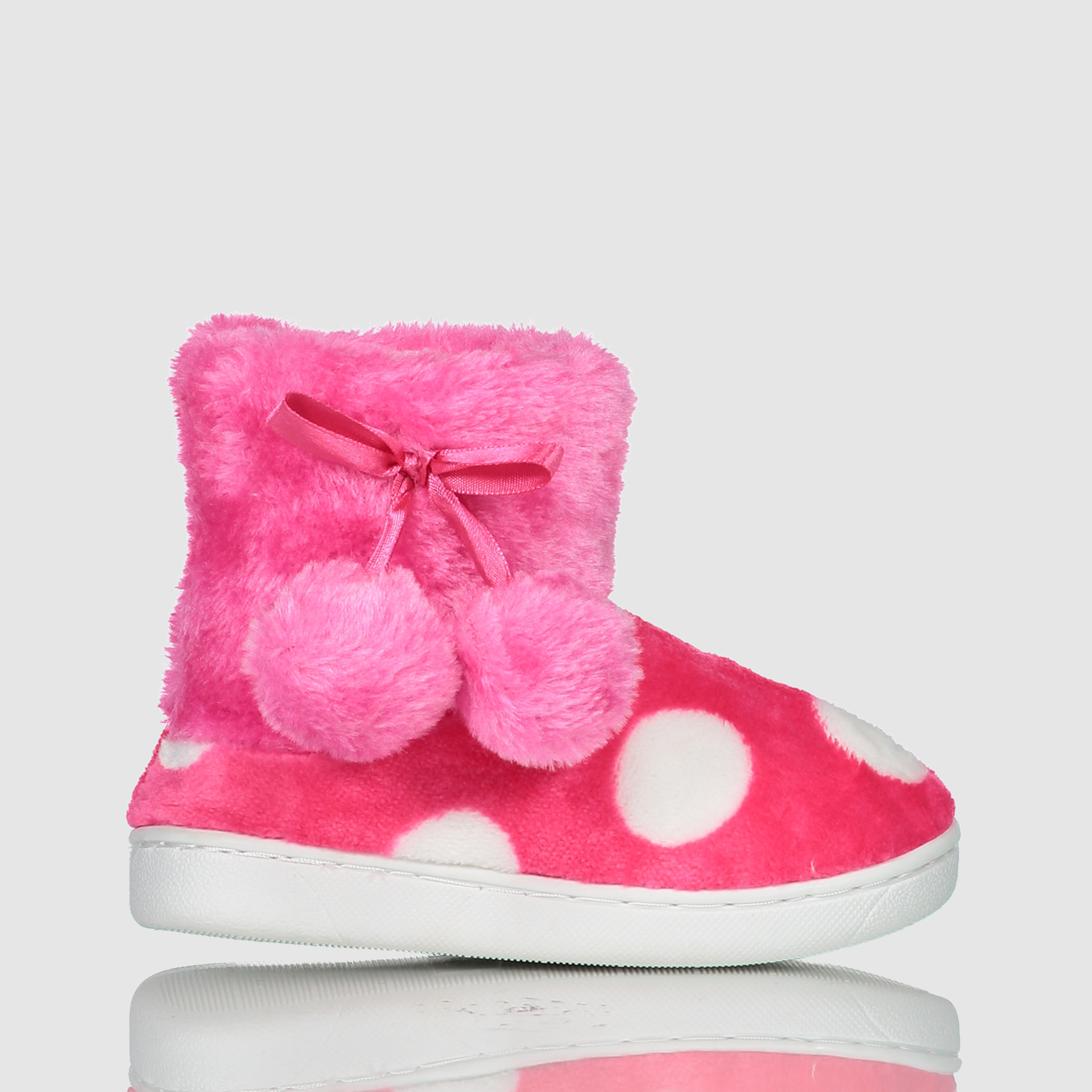 Baby shoes store with pom poms