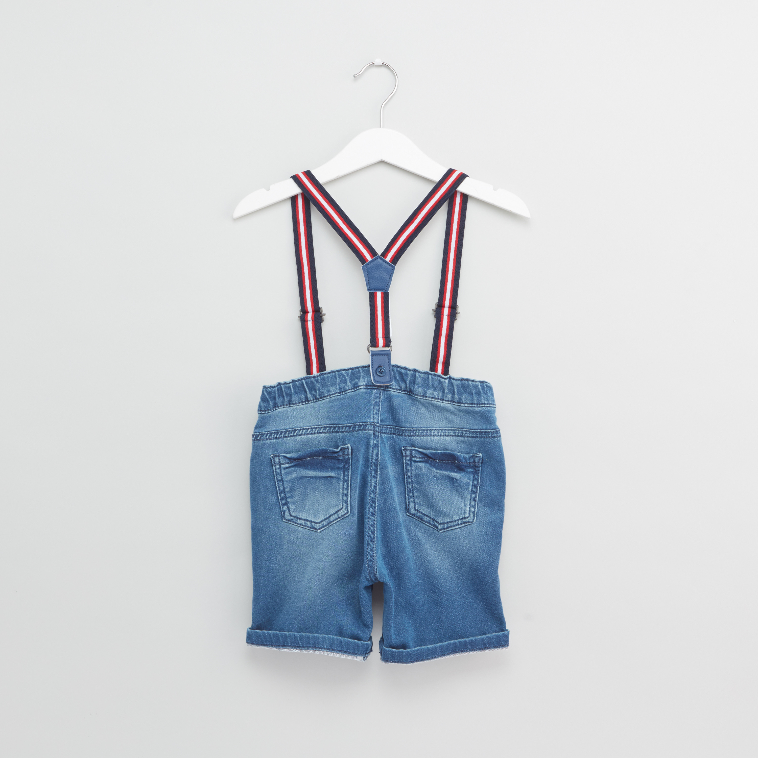 H by Hamleys Kids Royal Blue Solid Short with Suspender
