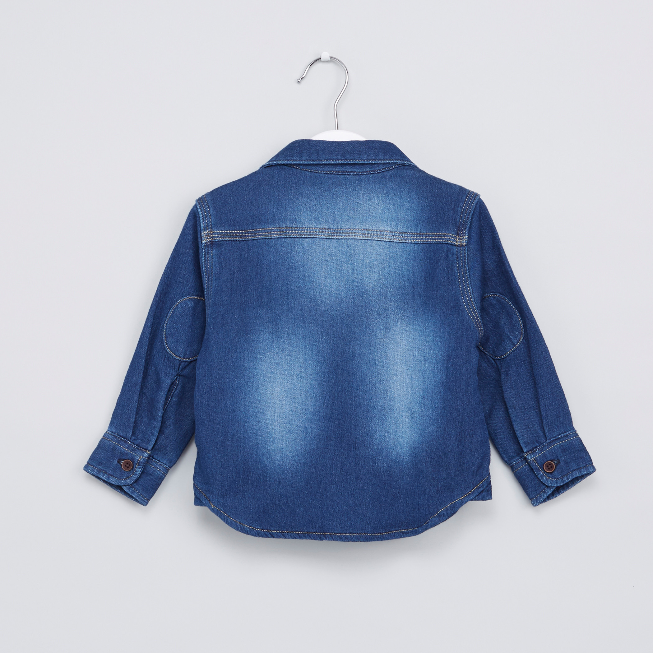 Helios RND Jacket, Round Neck Denim Jacket, Man, Leather String, Hand-Made  White Detail Stitch | Jackets | GOBIZKOREA.COM
