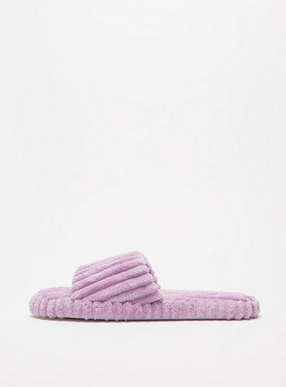 Textured Bedroom Slippers-Bedroom Slippers-image-0