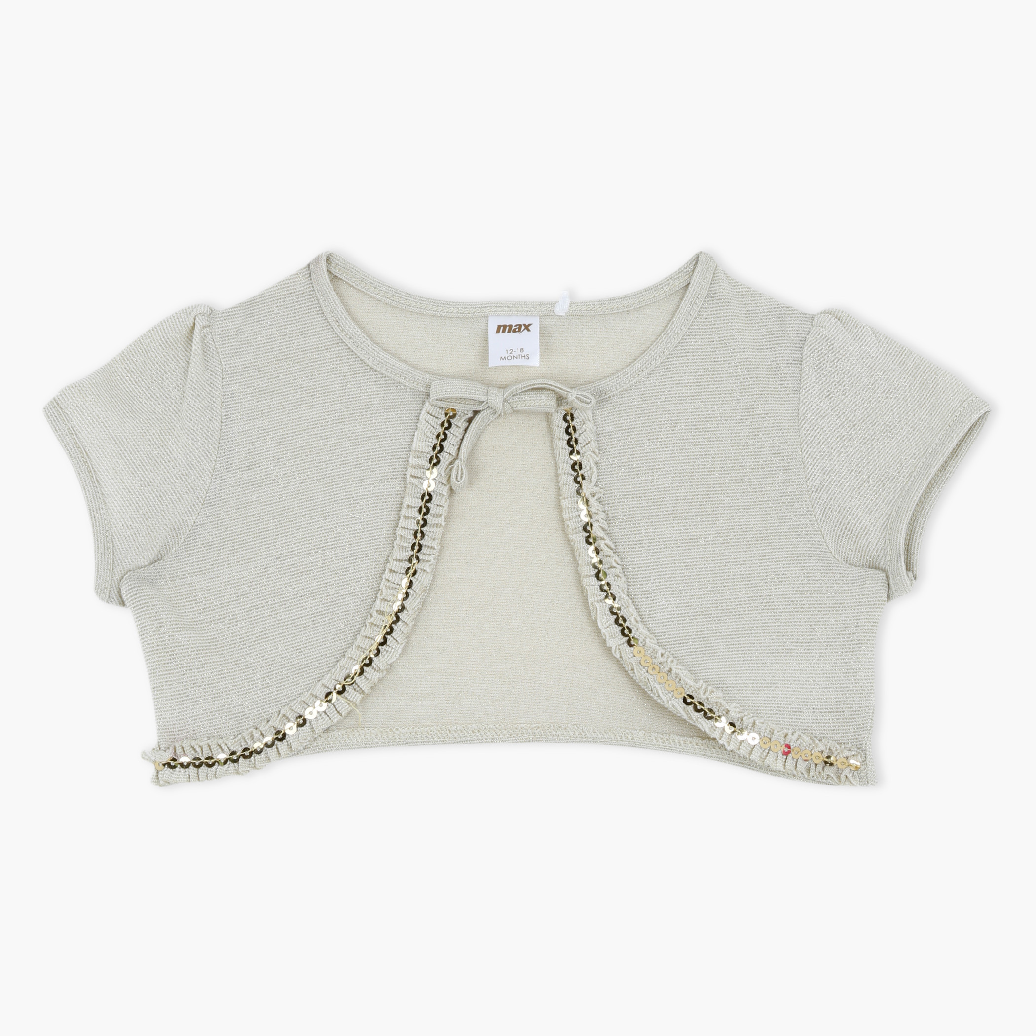 Childrens silver outlet shrug