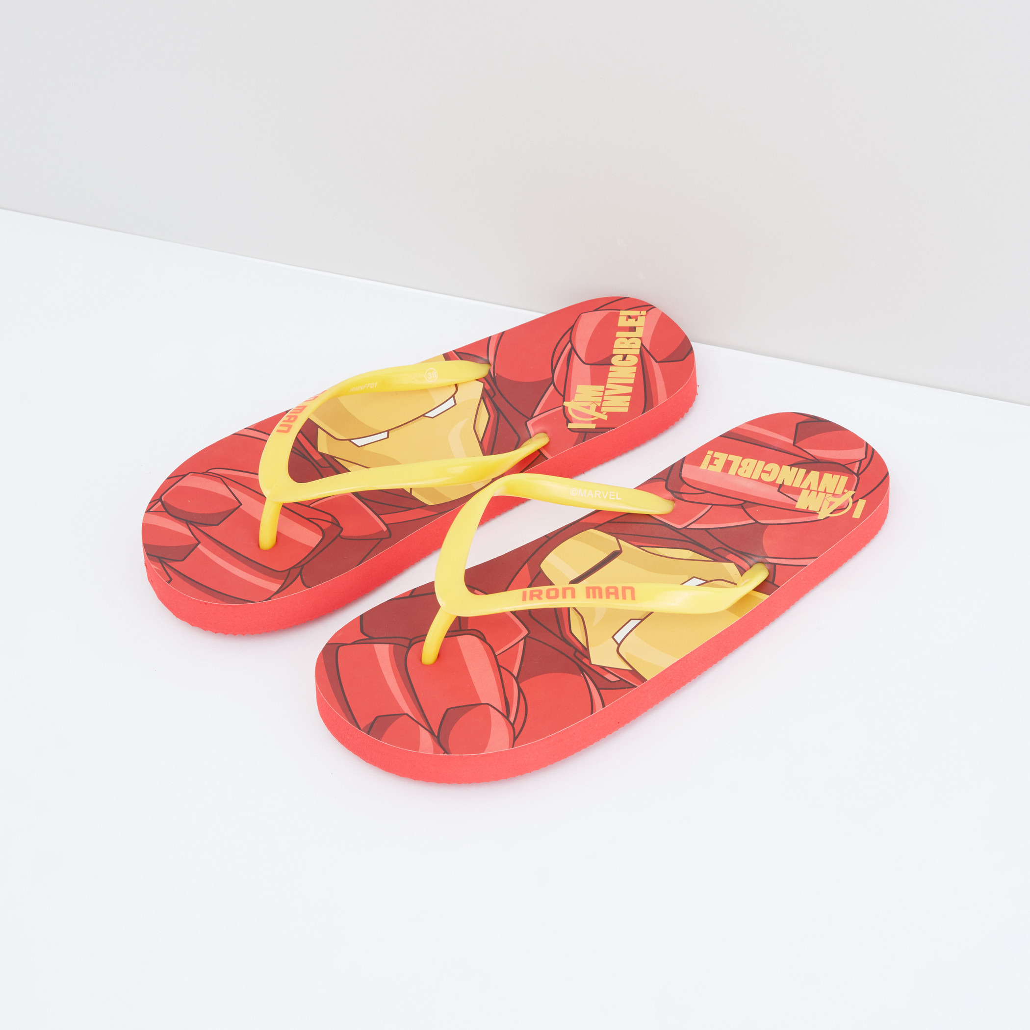 Shop Iron Man Printed Flip Flops Online 