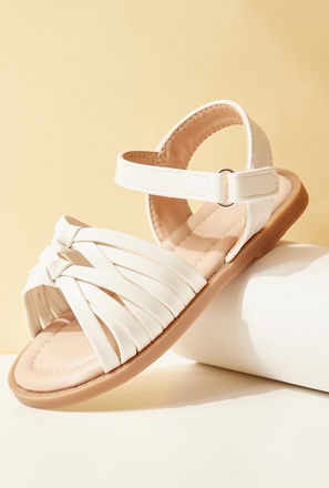 Strappy Sandals with Hook and Loop Closure-mxkids-babygirlzerototwoyrs-shoes-sandals-0