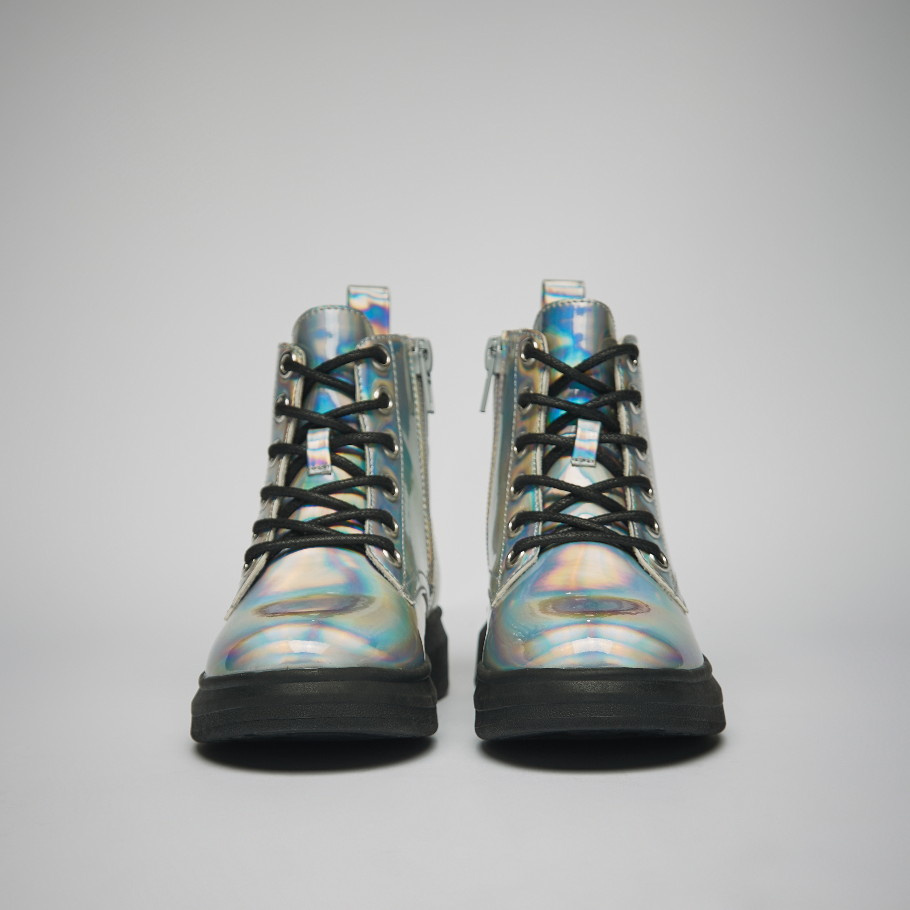 Holographic boots children's clearance place